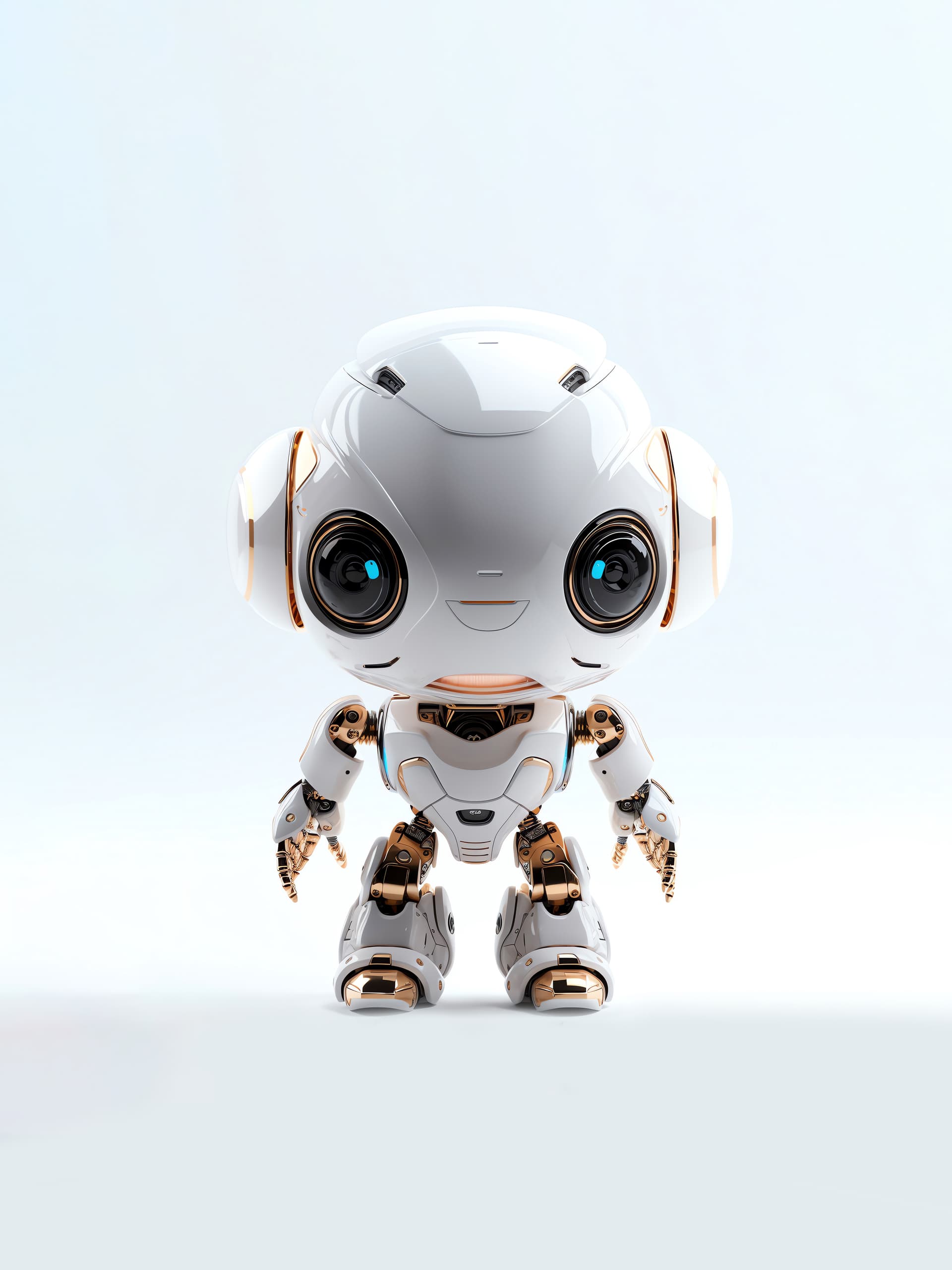 Cute Robot Friend - Pro phone wallpaper
