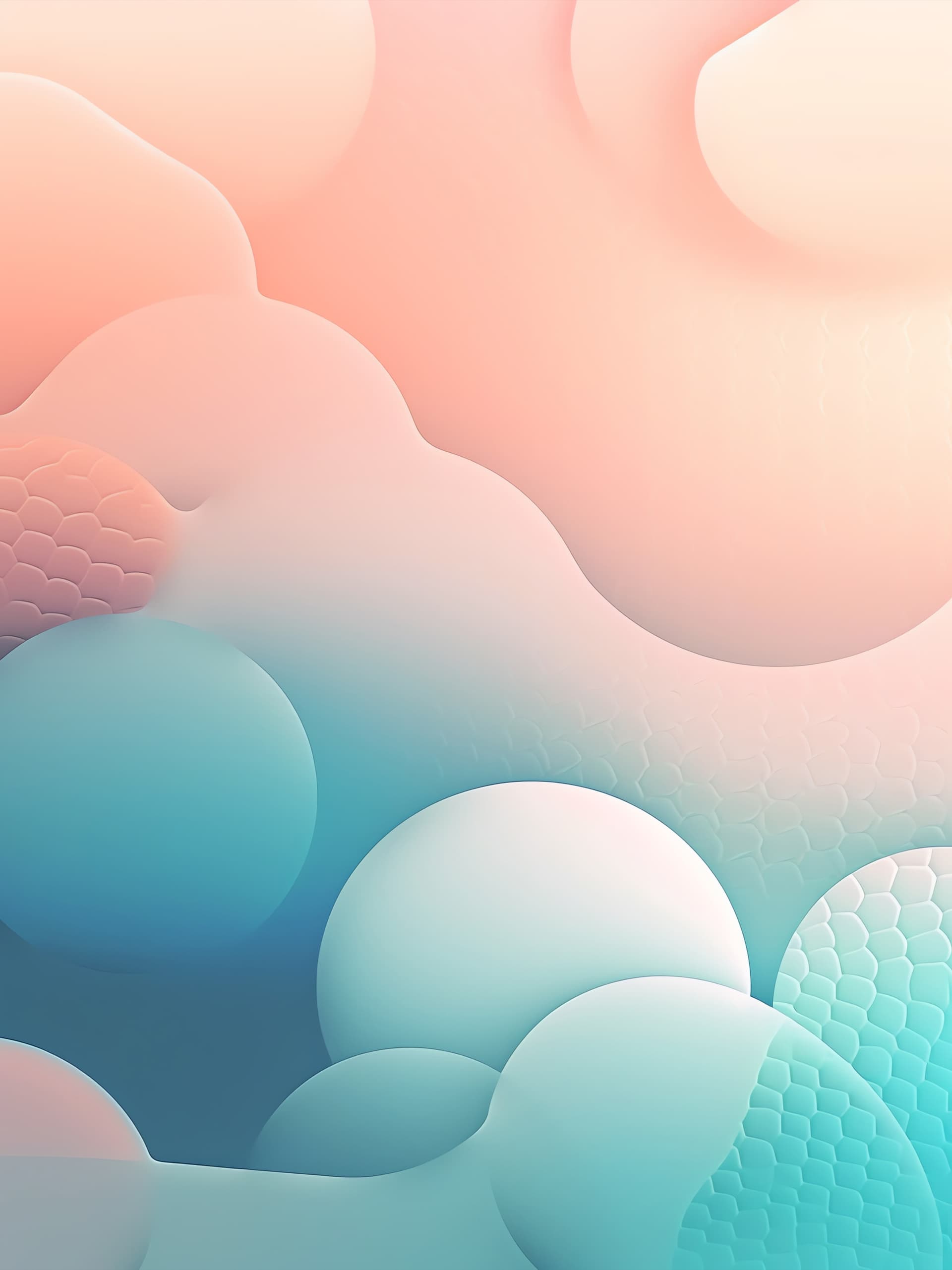 Pastel Bubble Dream - Pro phone wallpaper