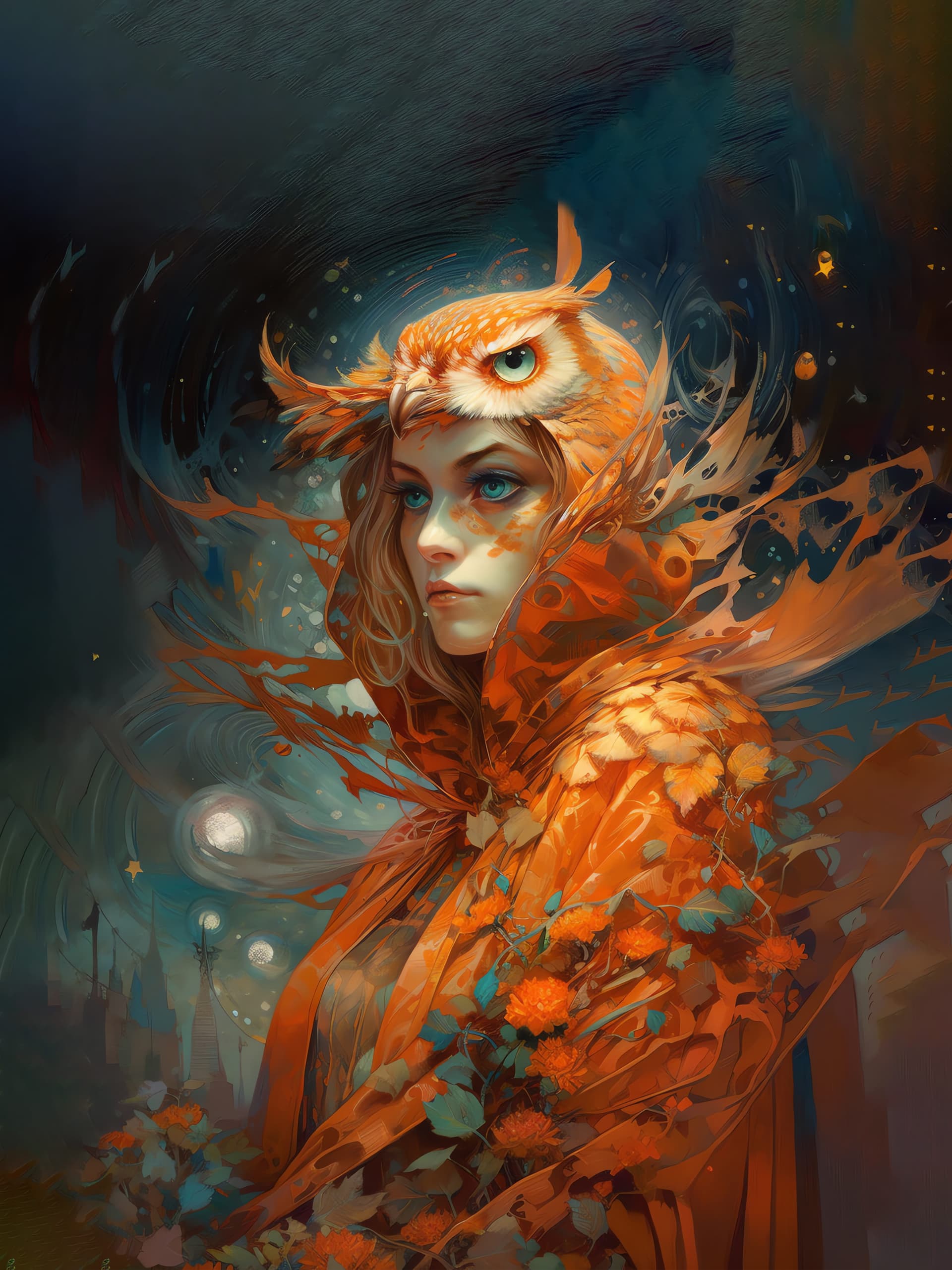 Owl Witch - Pro phone wallpaper