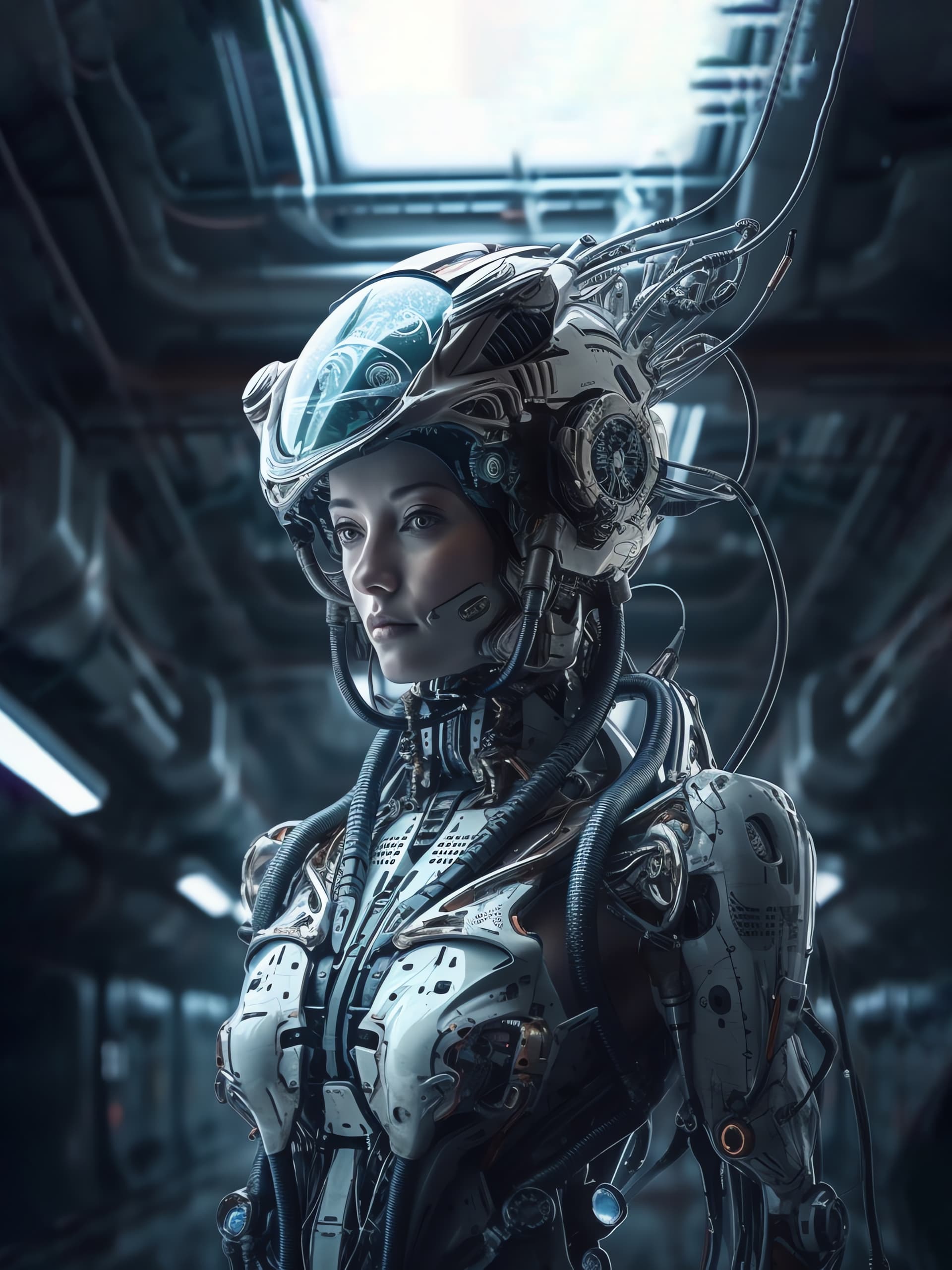 Cybernetic Future - Pro phone wallpaper