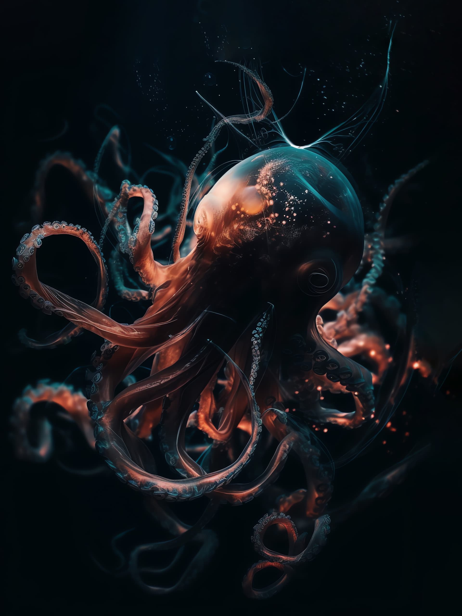 Deep Sea Creature - Pro phone wallpaper