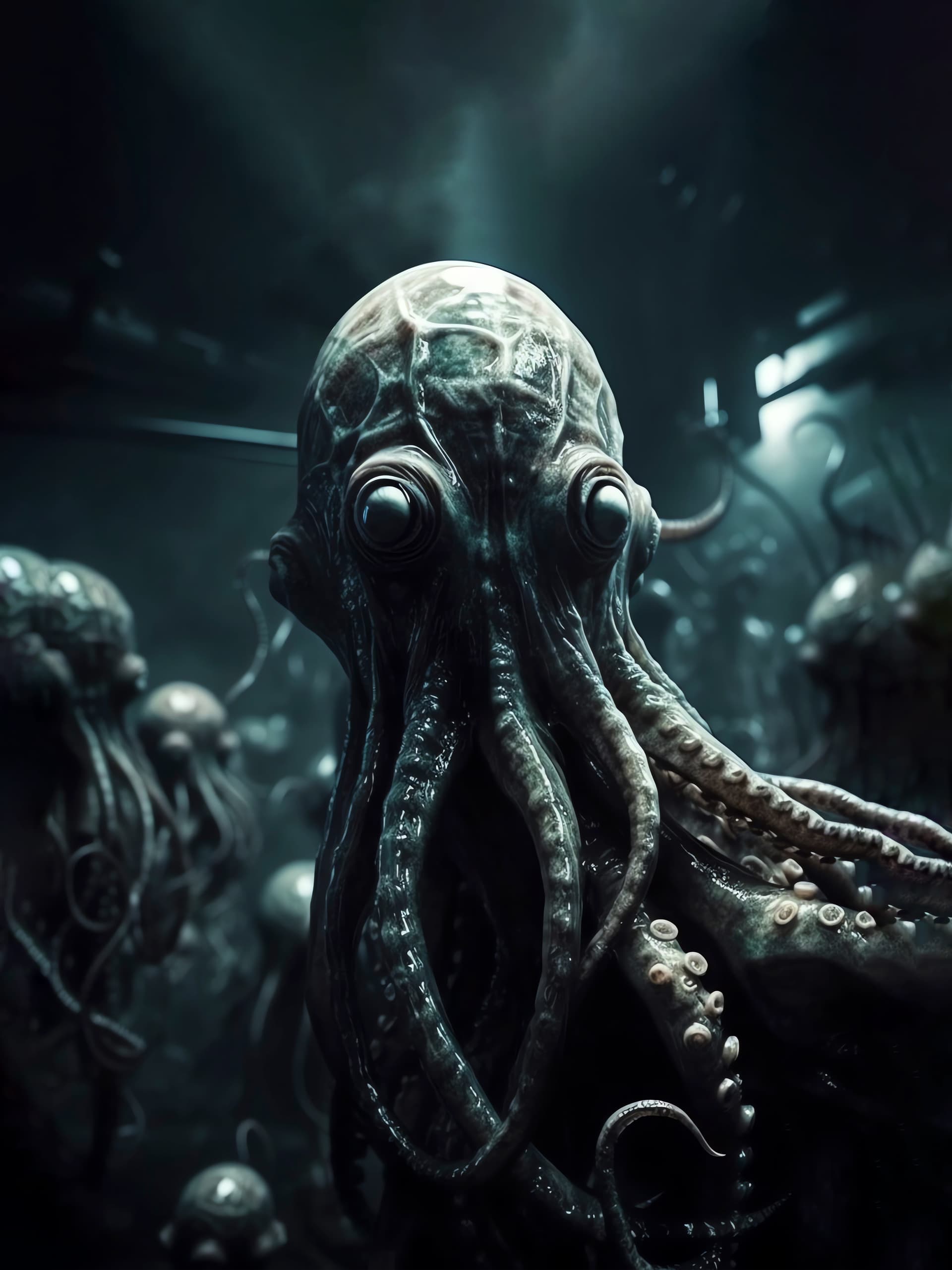 Cthulhu Deep Sea - Pro phone wallpaper