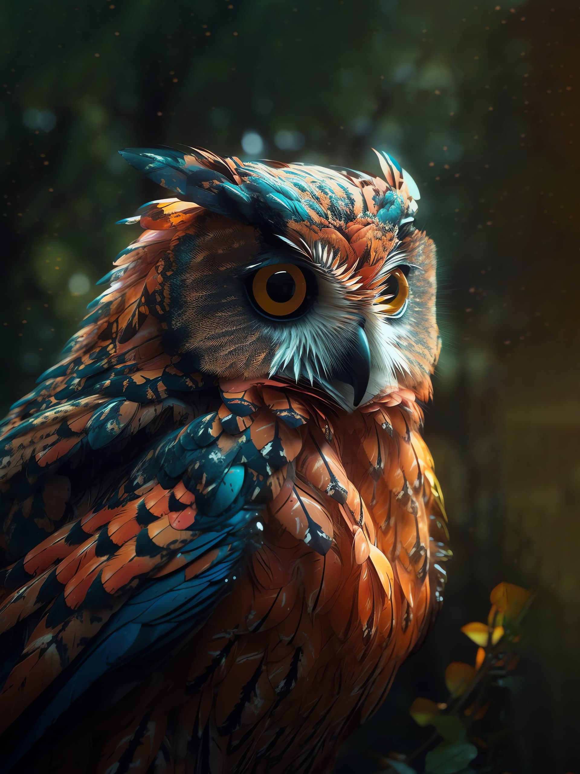 Majestic Owl - Pro phone wallpaper