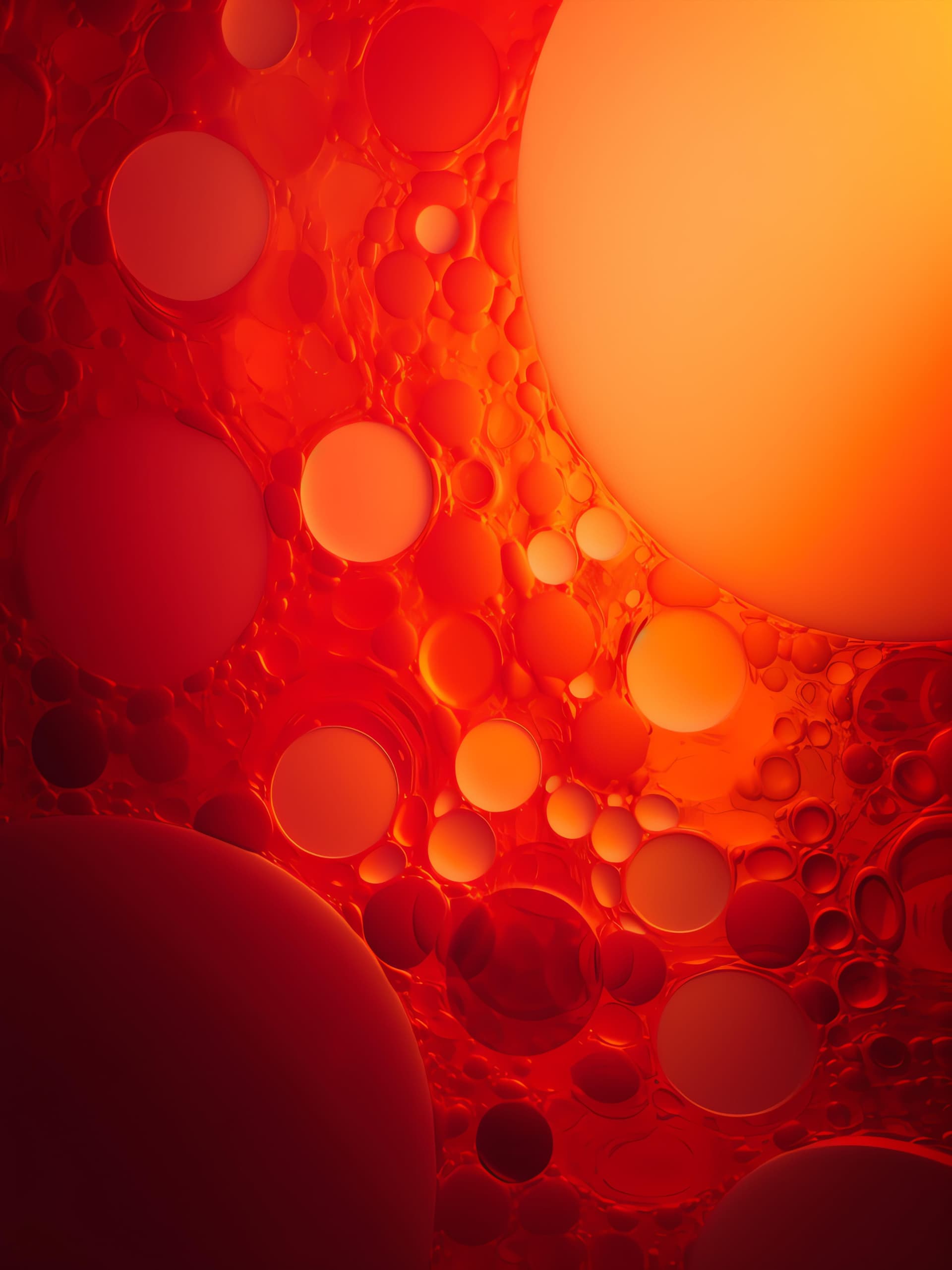 Abstract Oil Bubbles - Pro phone wallpaper