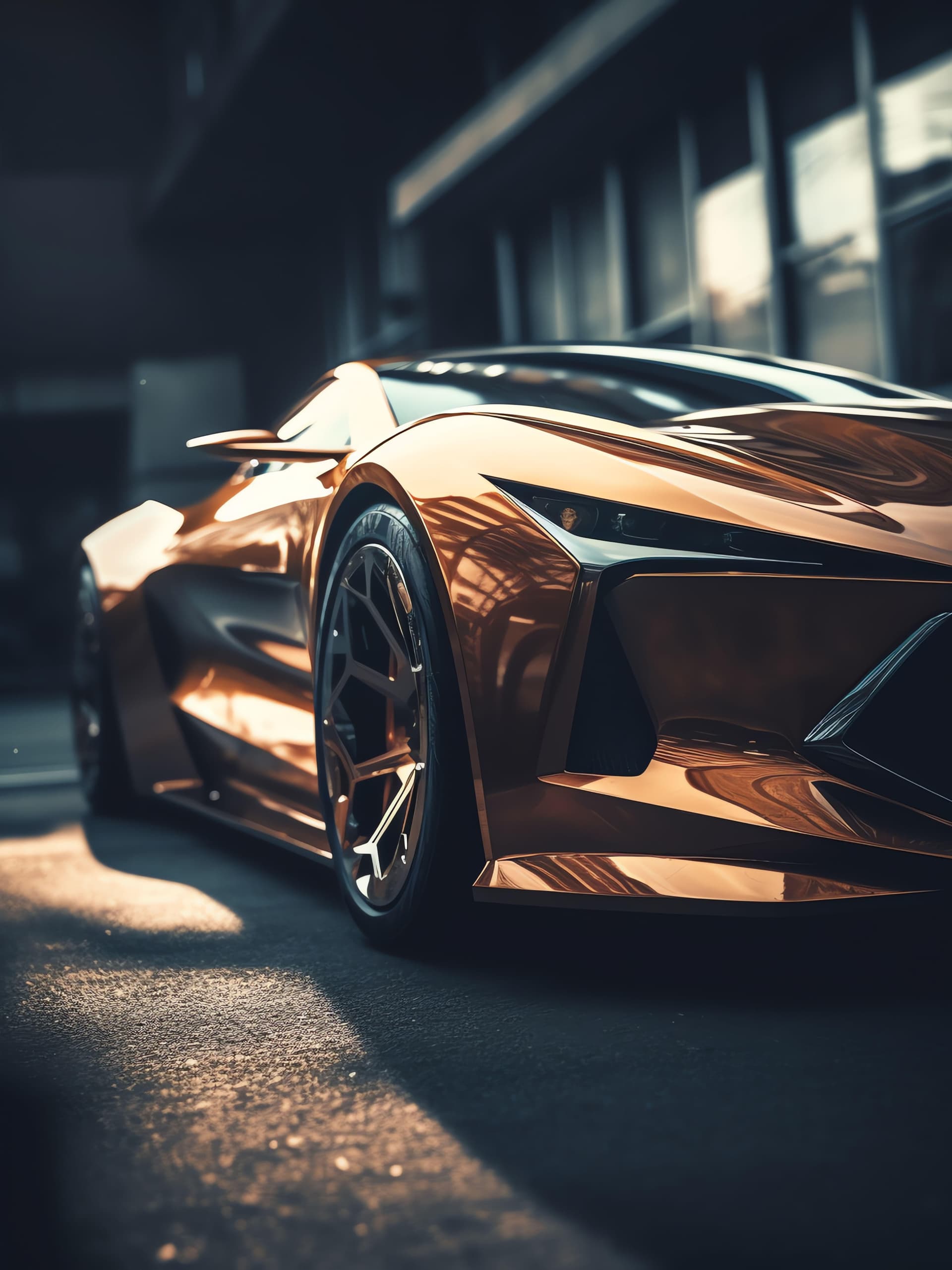 Golden Racer Speed - Pro phone wallpaper