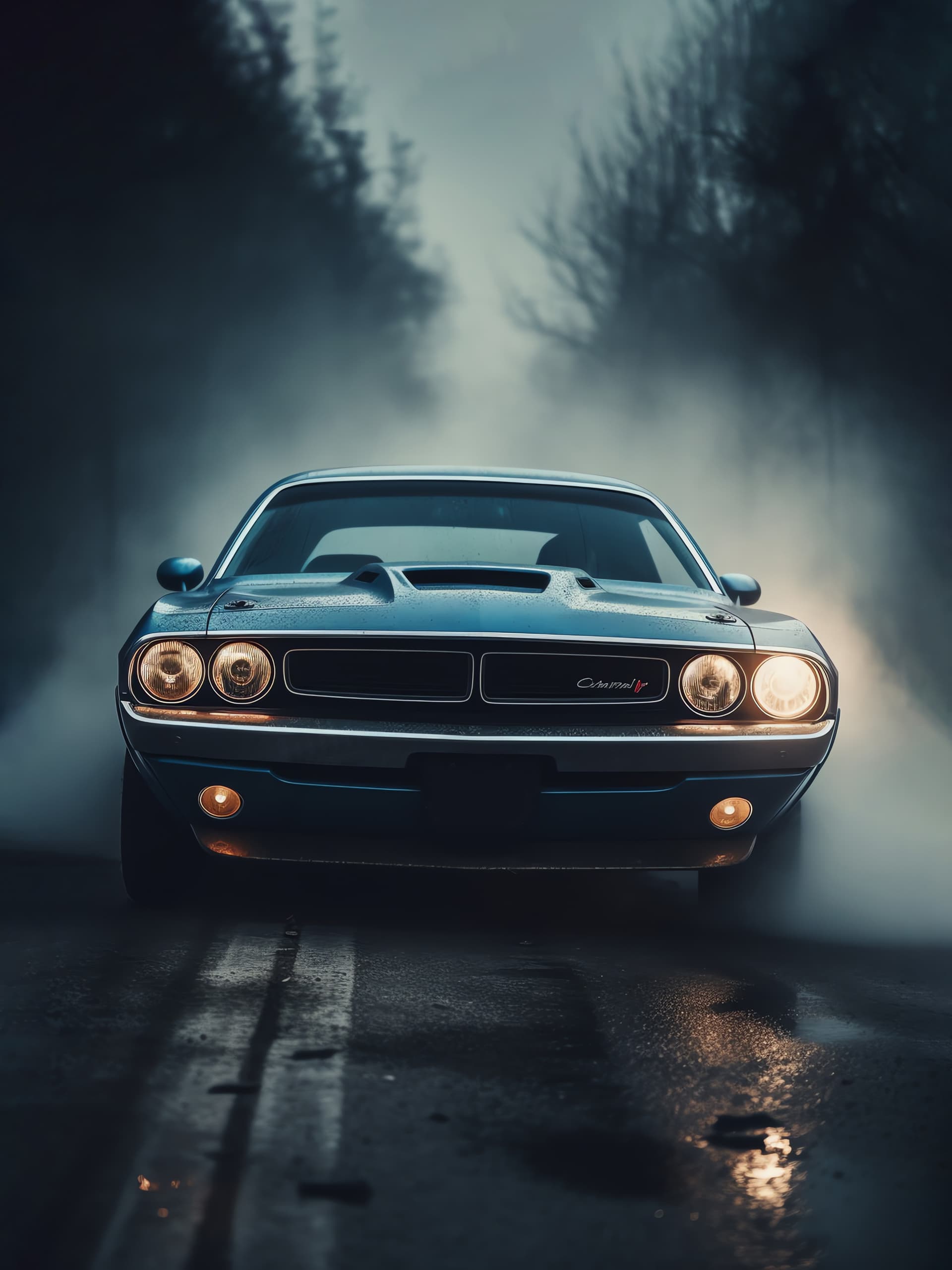 Classic Muscle Car - Pro phone wallpaper