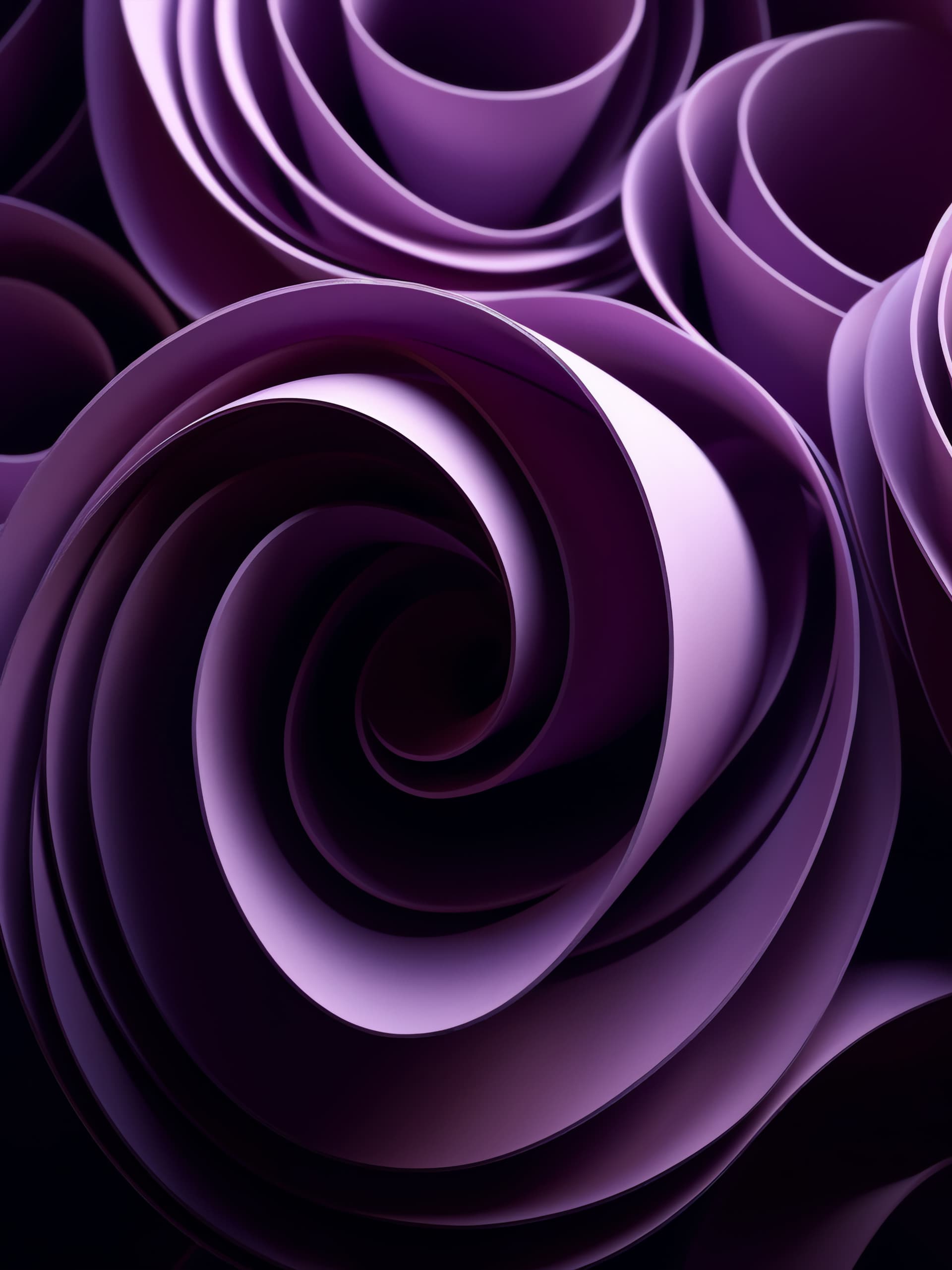 Purple Swirls - Pro phone wallpaper