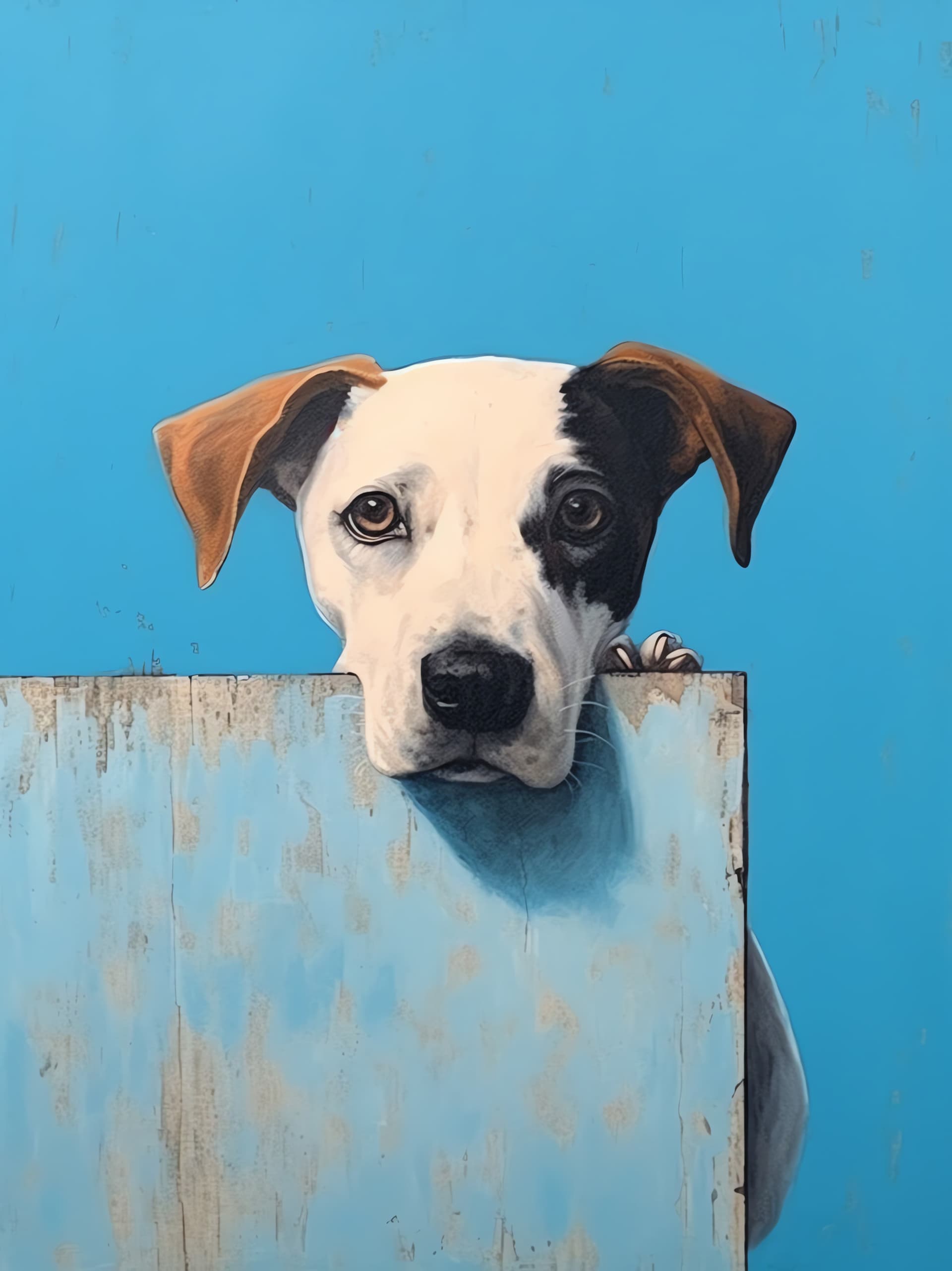 Curious Pup - Pro phone wallpaper