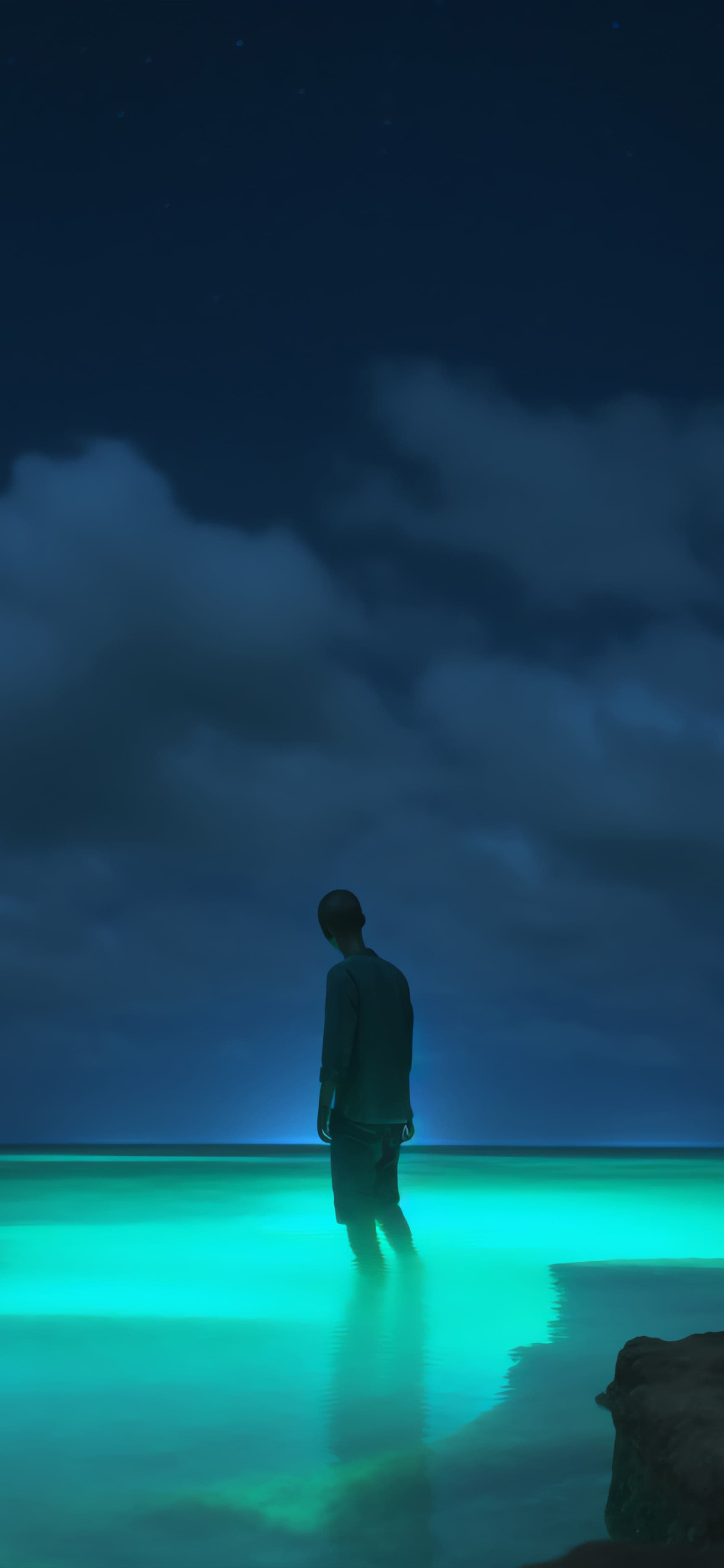 Ethereal Water Walker - Pro phone wallpaper