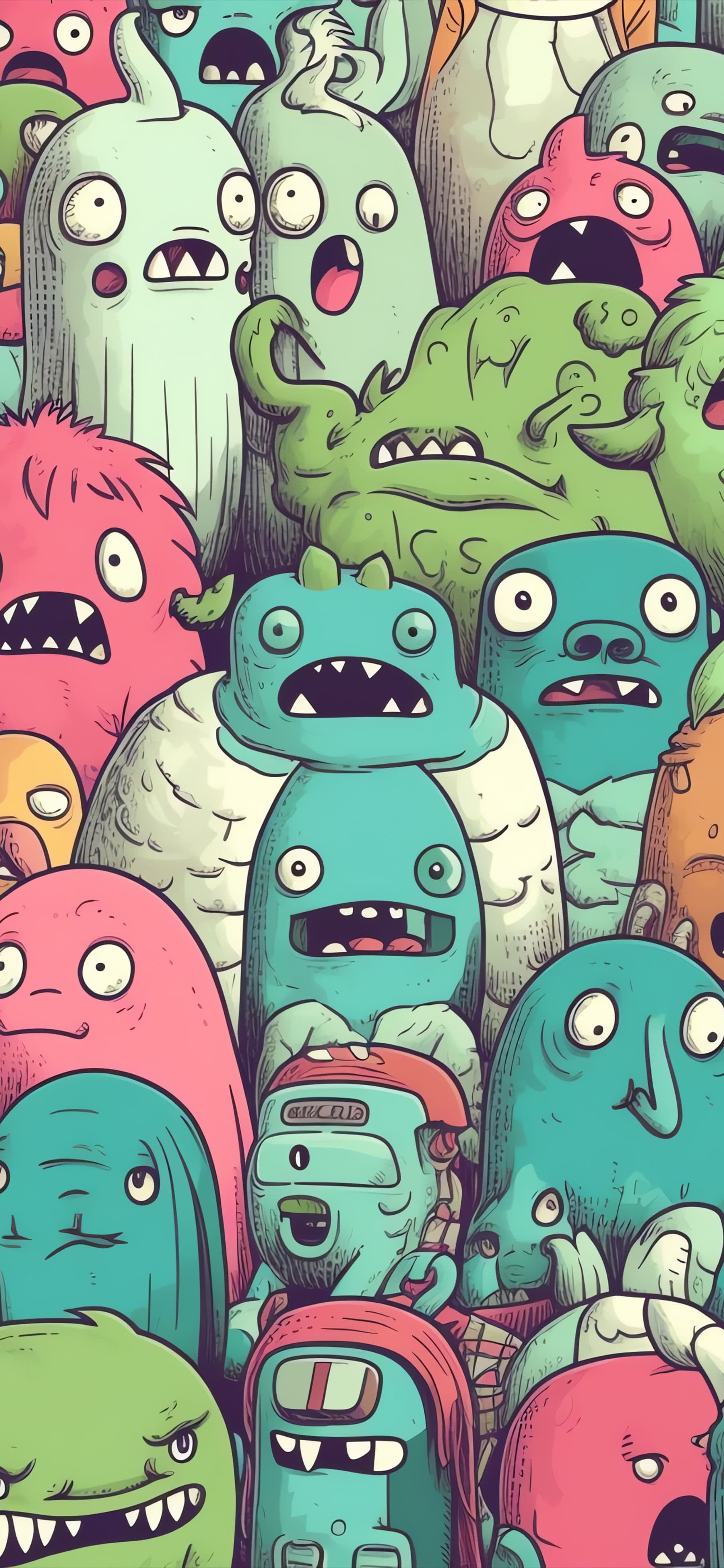 Monster Mash Party - Pro phone wallpaper