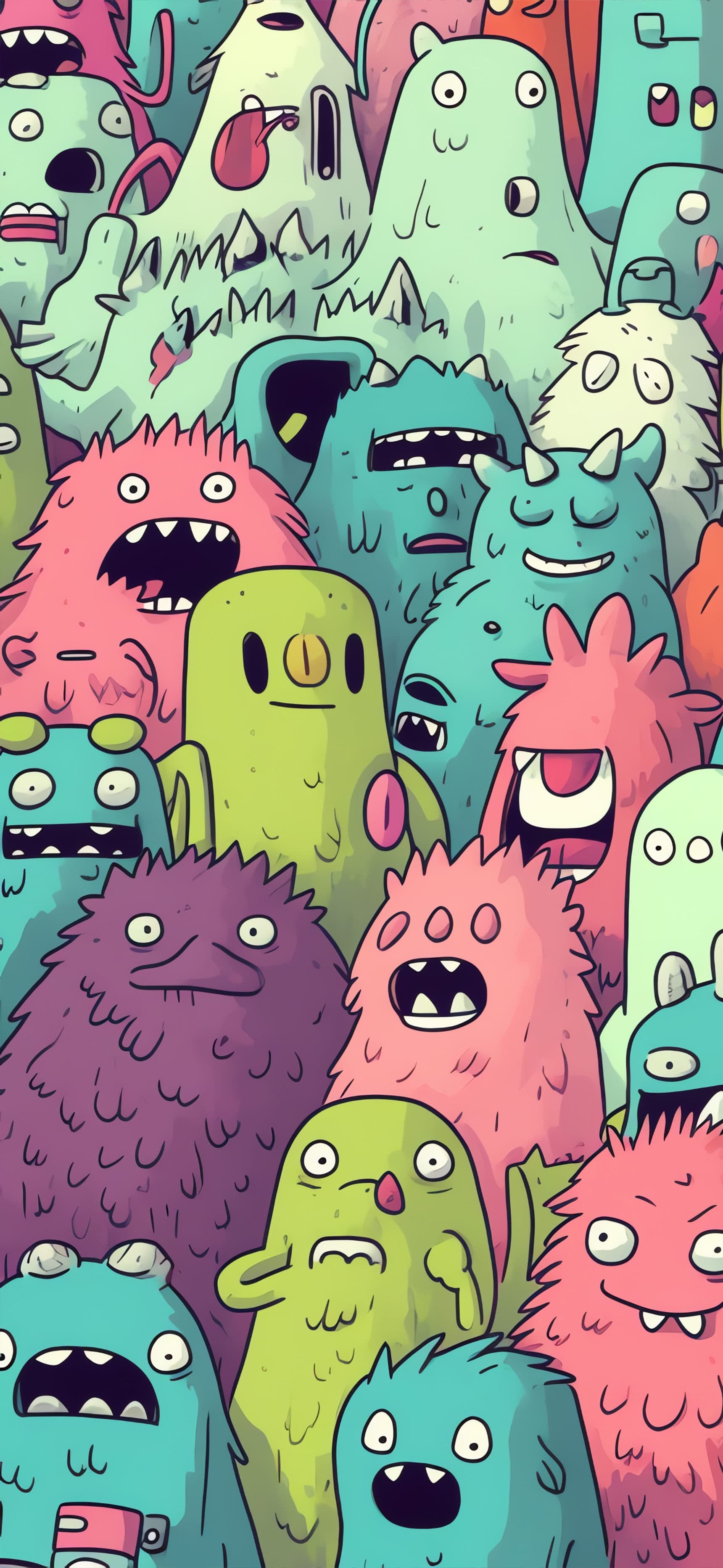 Monster Mash Party - Pro phone wallpaper