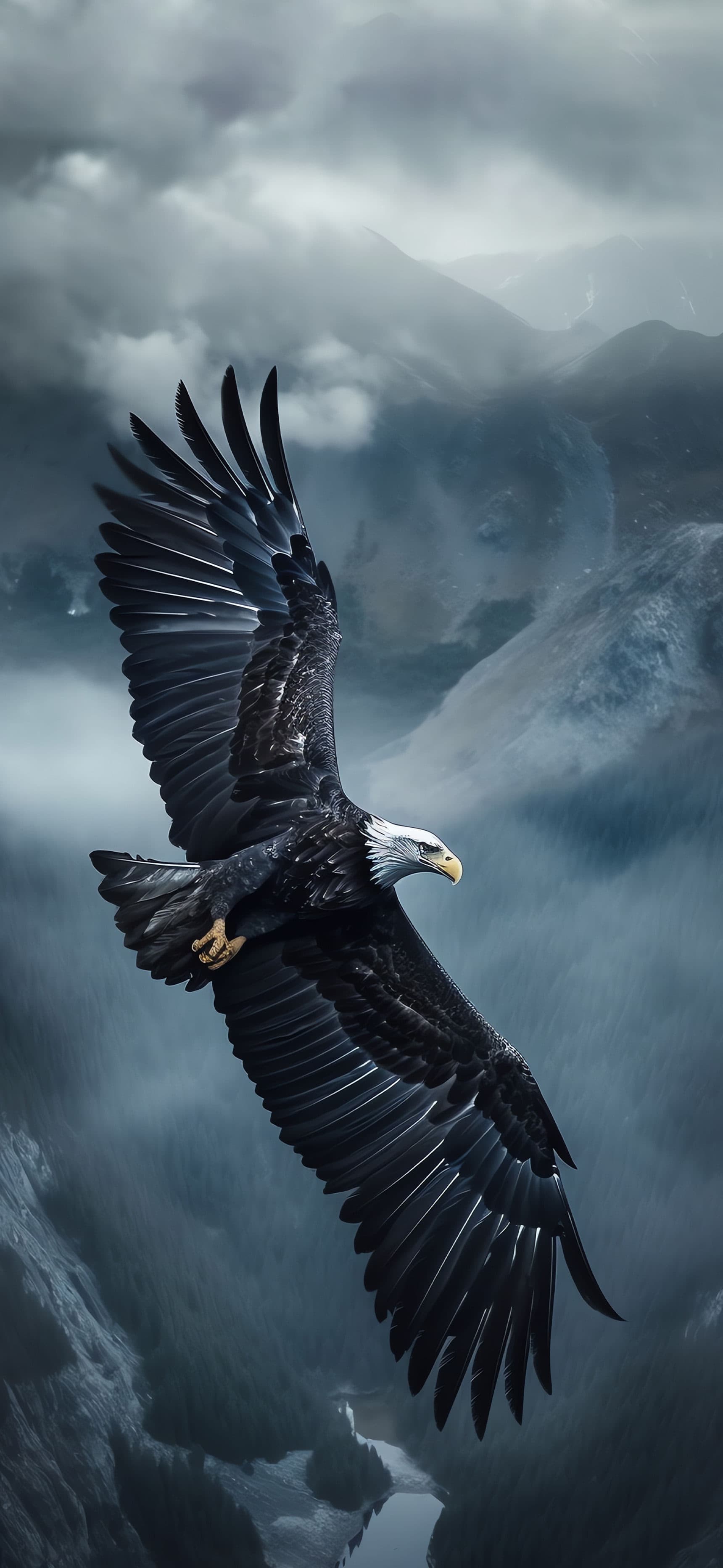 Soaring Eagle Majesty - Pro phone wallpaper