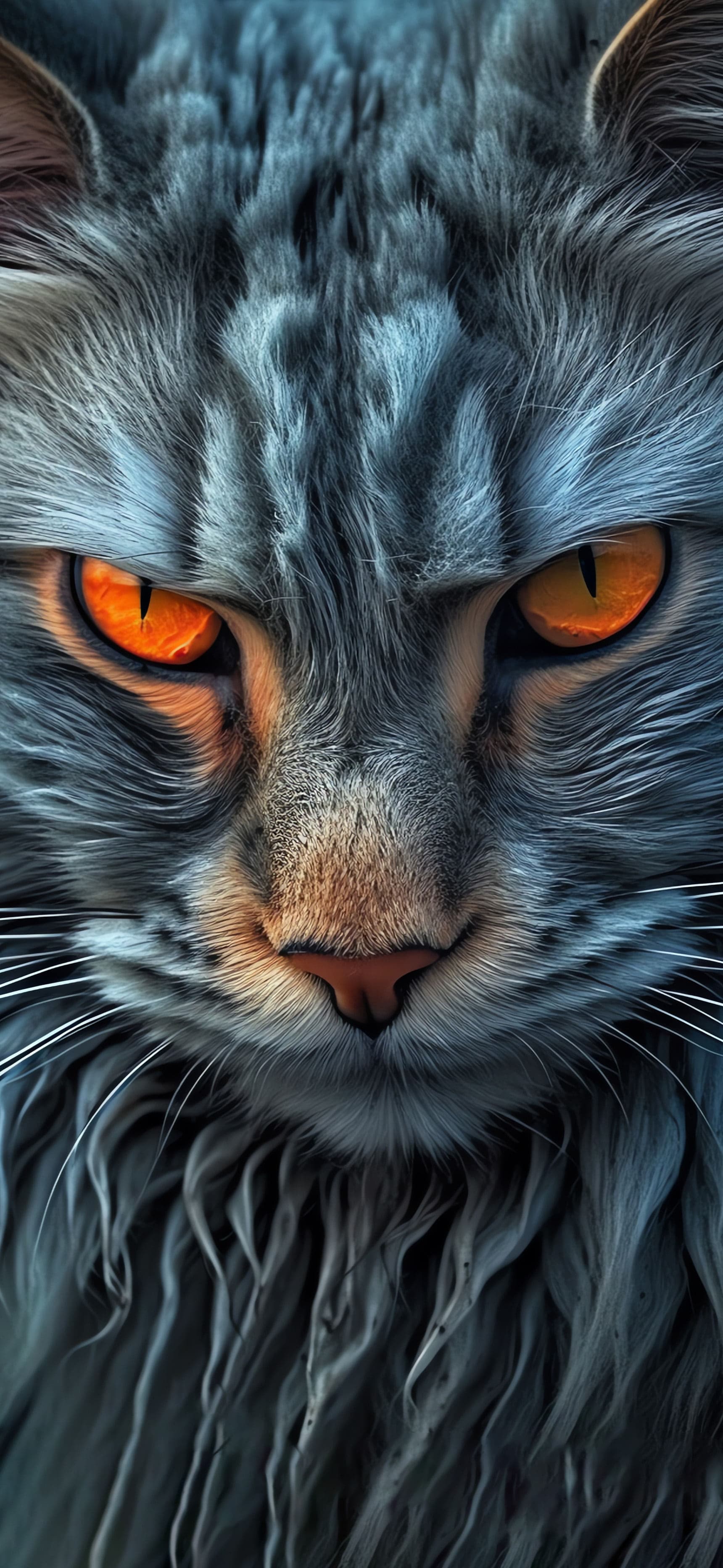 Feline Gaze - Pro phone wallpaper