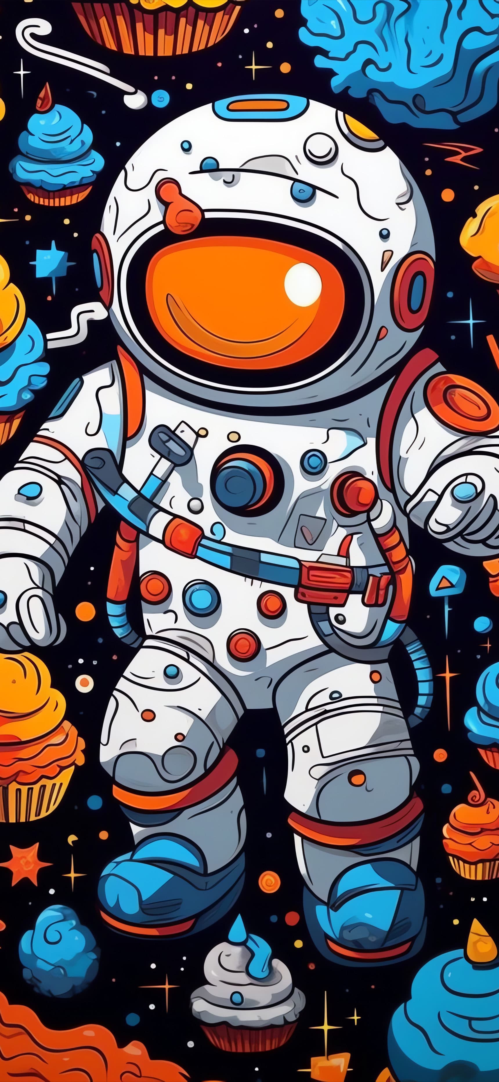 Astronaut Sweet Escape - Pro phone wallpaper