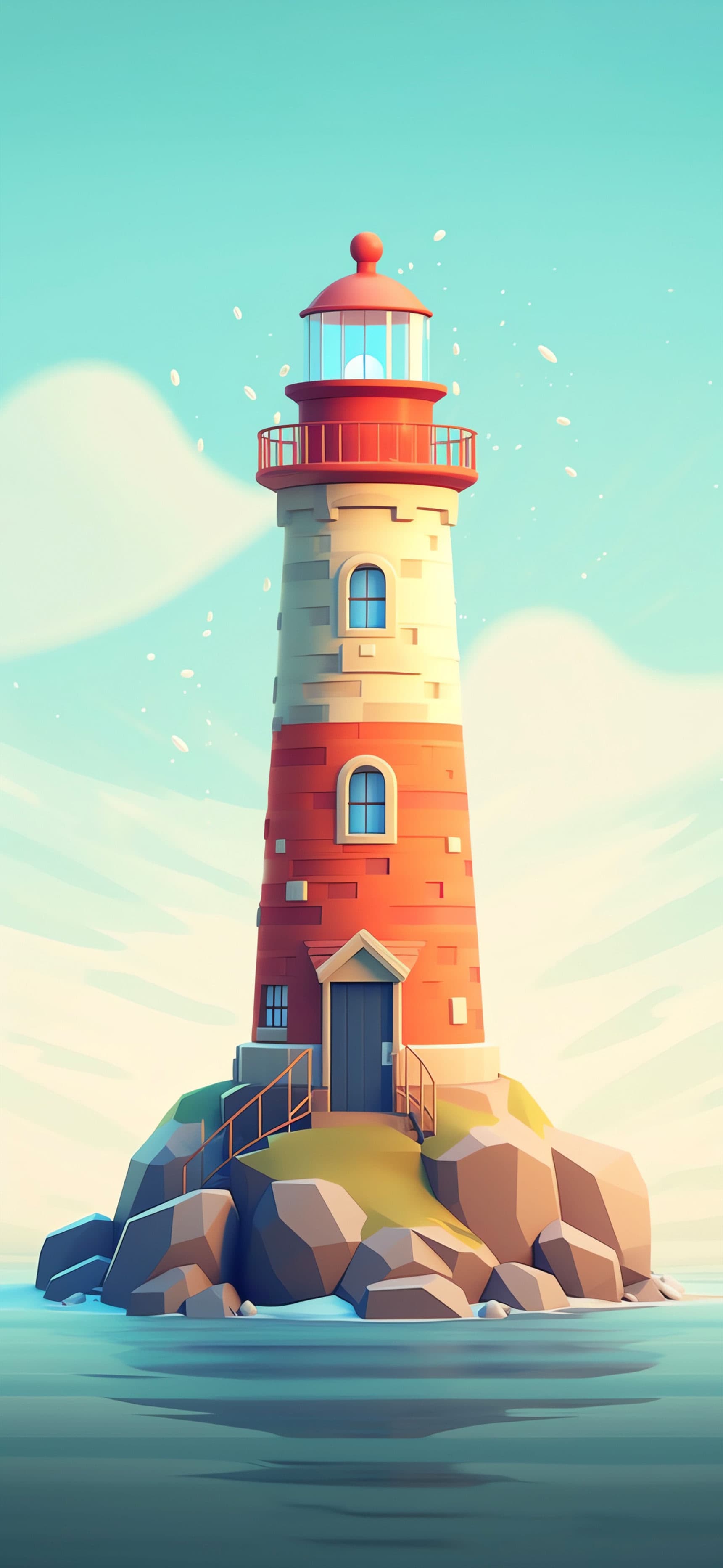 Coastal Beacon - Pro phone wallpaper