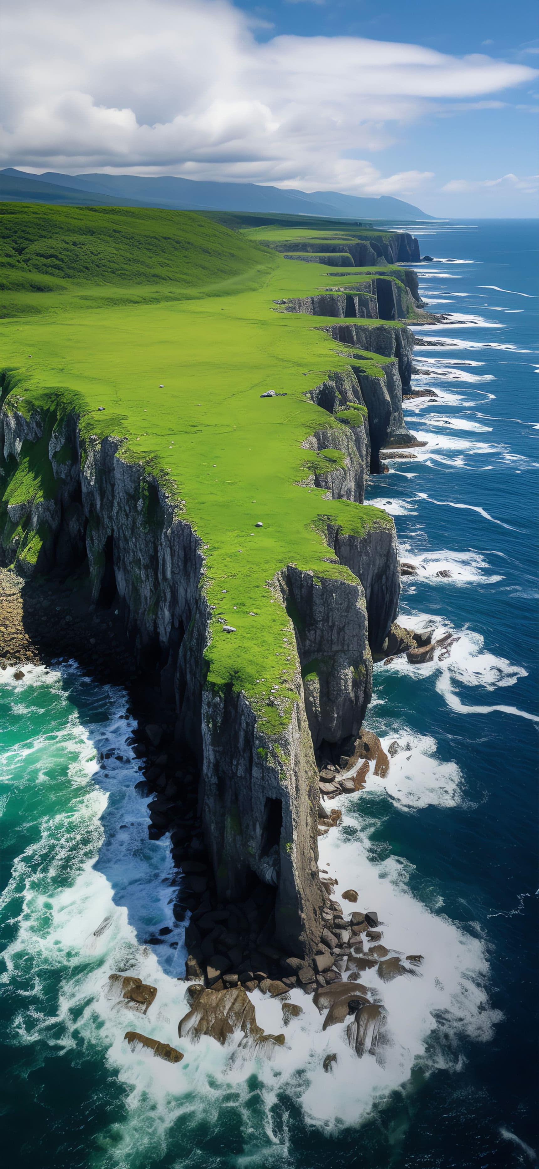Coastal Cliff Scenery - Pro phone wallpaper