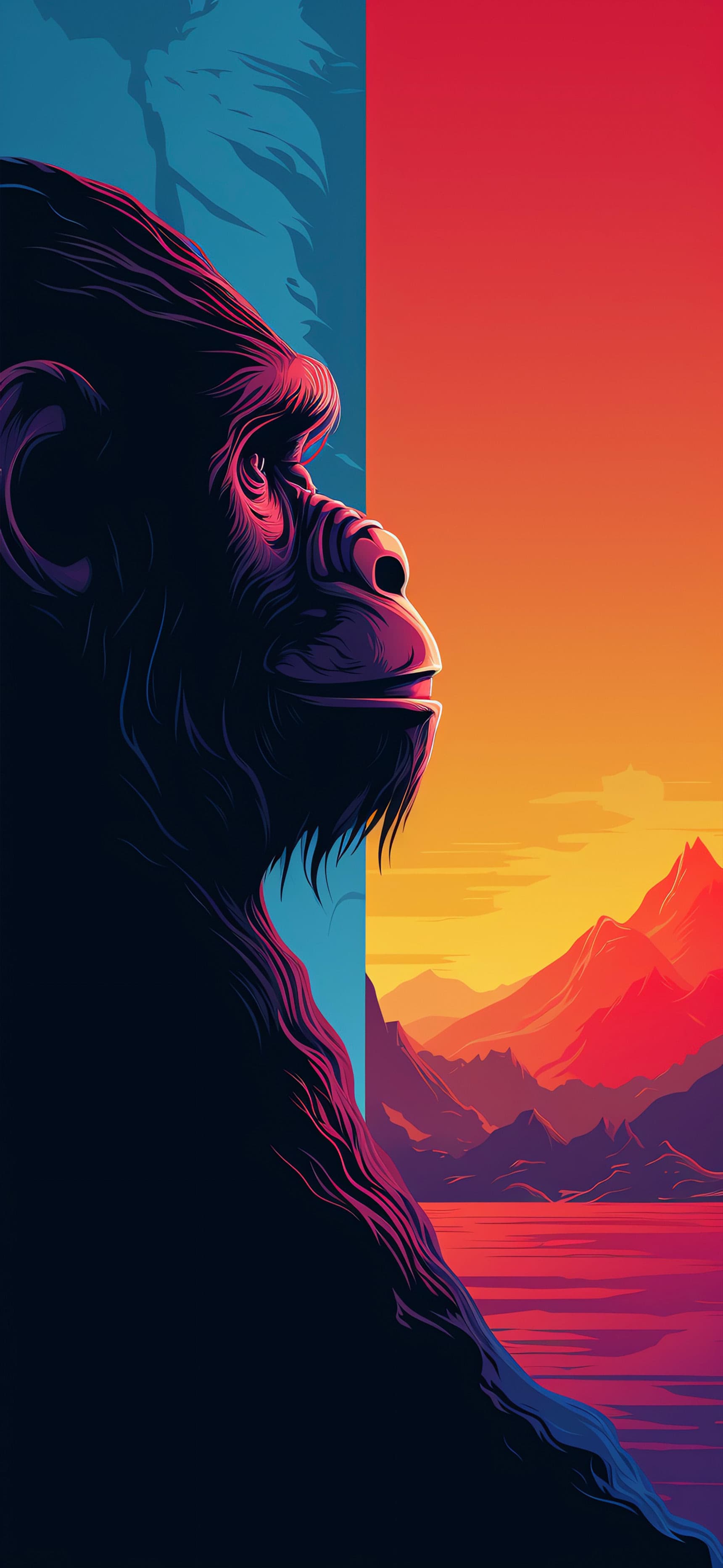 Primate Profile - Pro phone wallpaper