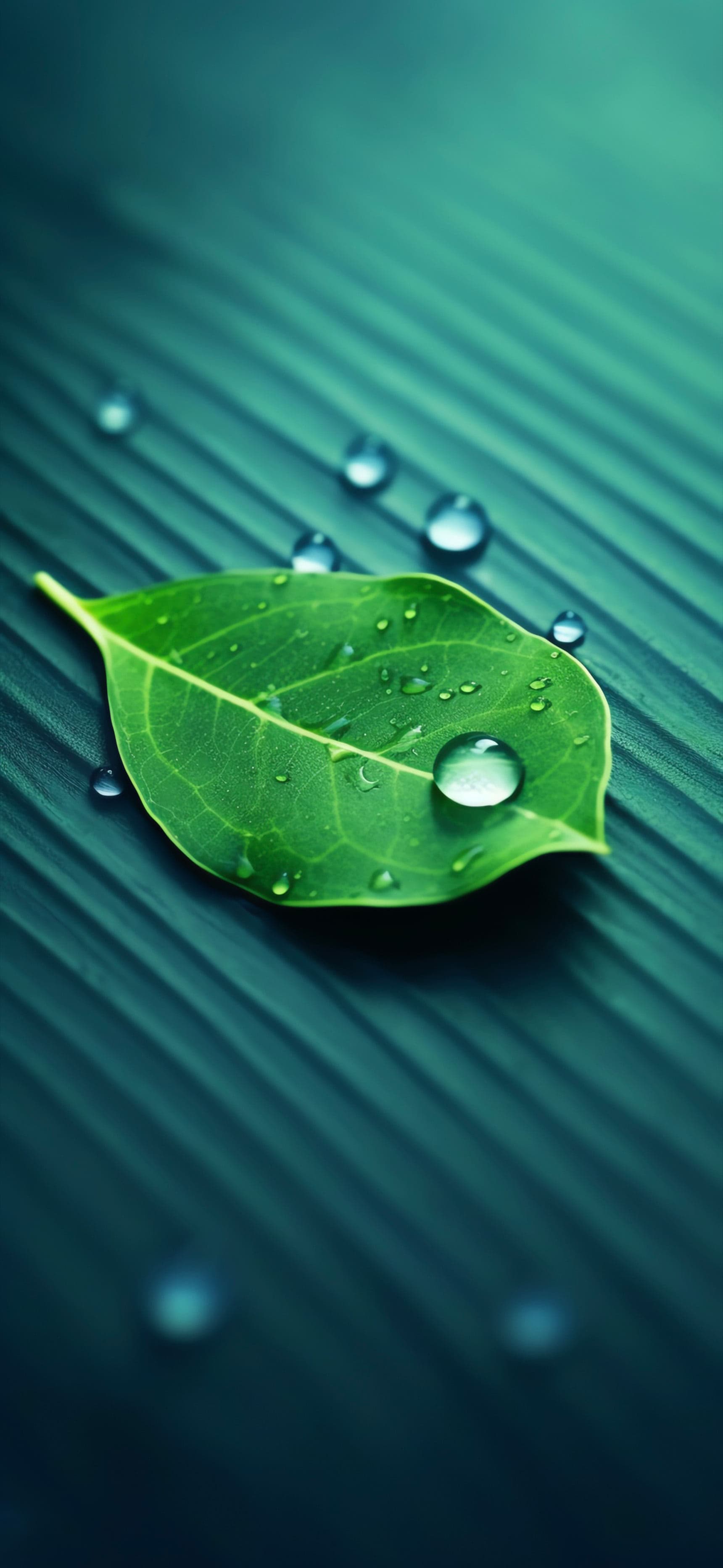 Dewy Leaf - Pro phone wallpaper