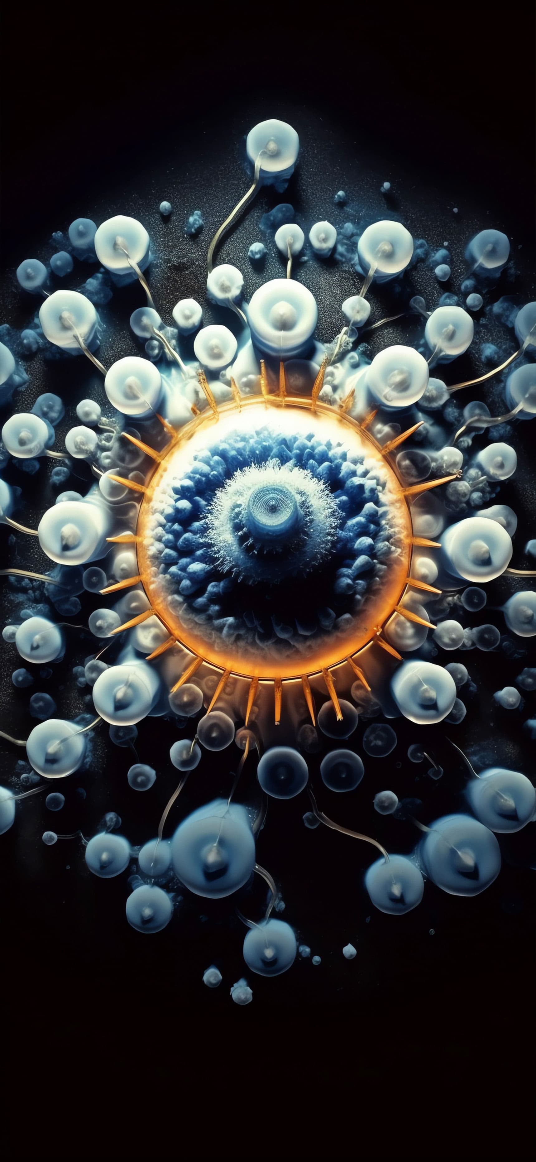 Cellular Bloom - Pro phone wallpaper