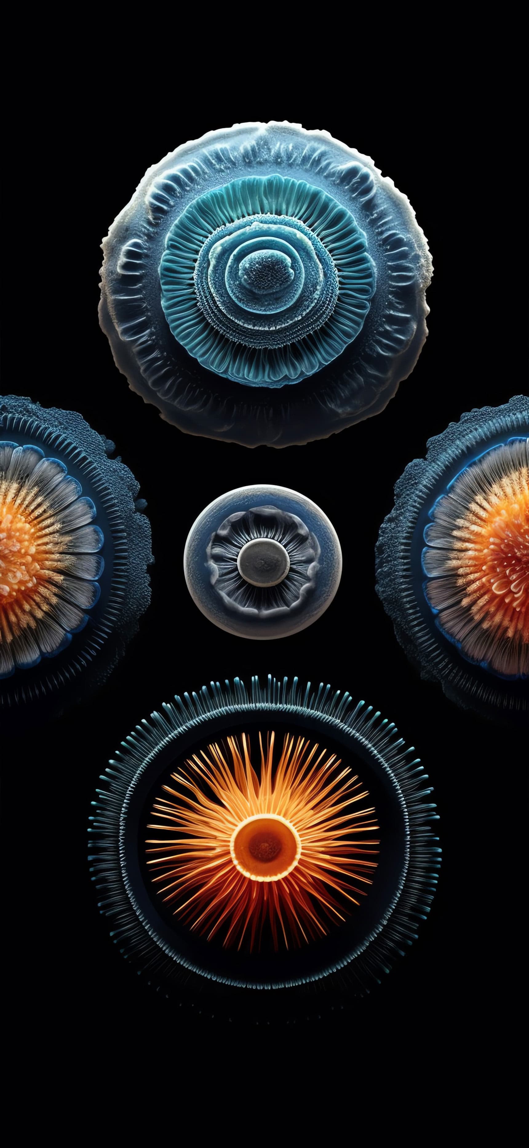Abstract Circle Forms - Pro phone wallpaper