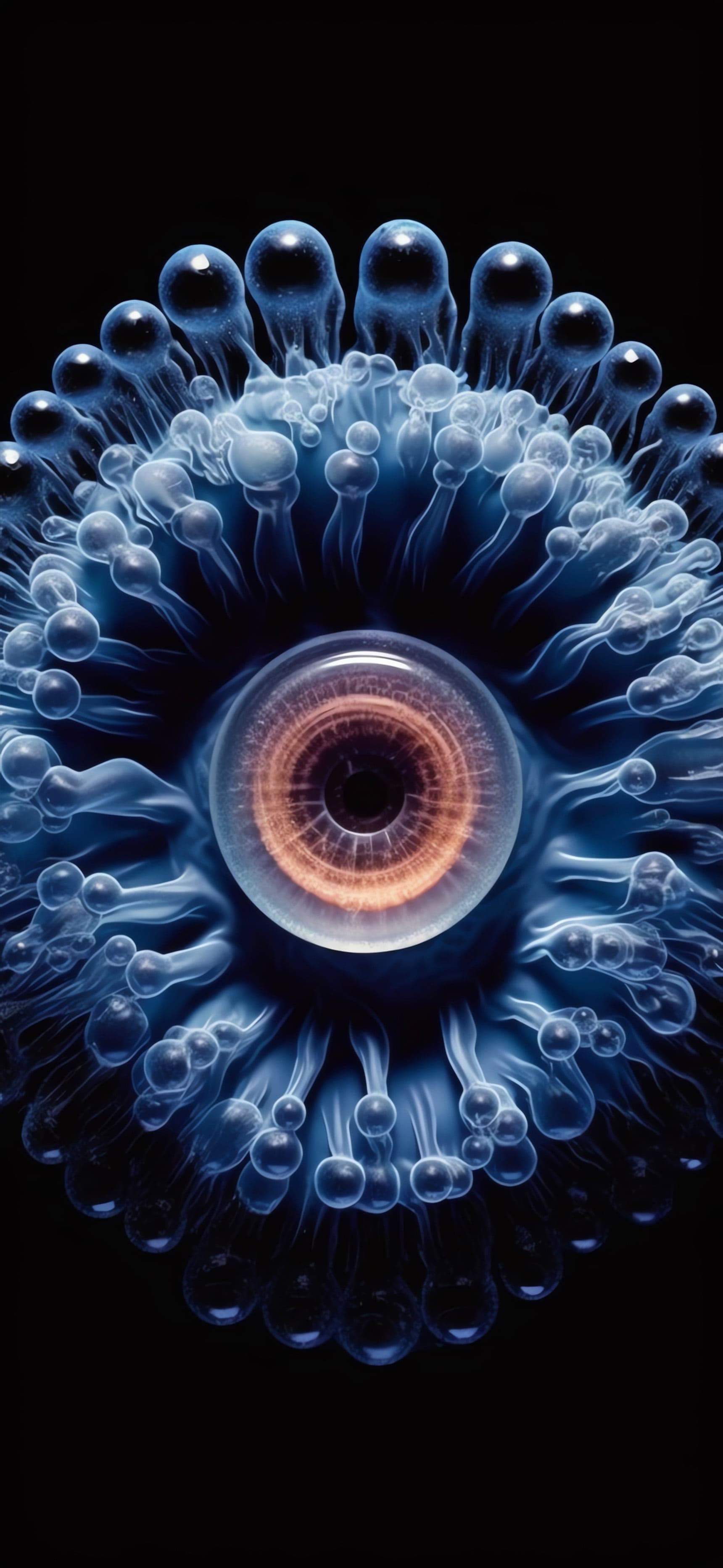 Surreal Eye Bloom - Pro phone wallpaper