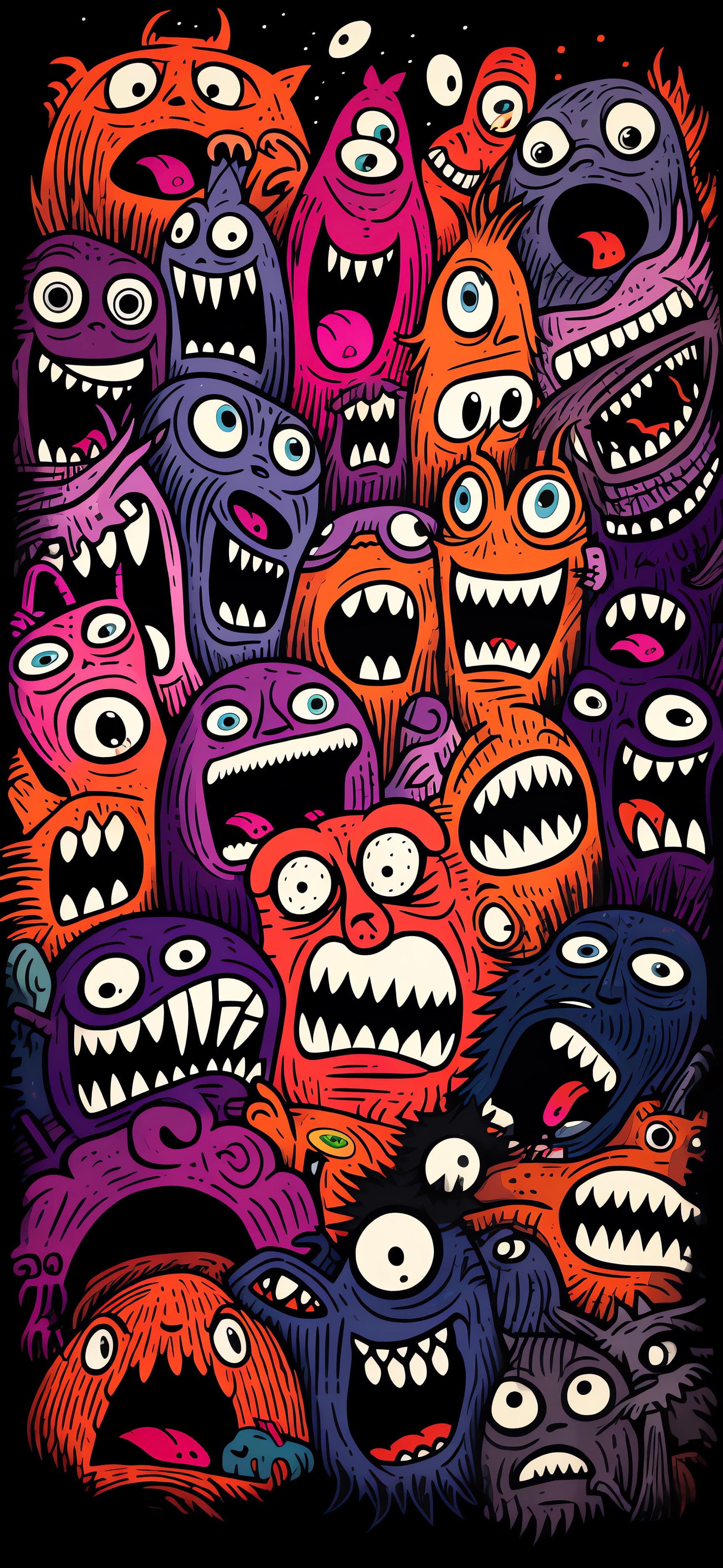 Monster Mash Mayhem - Pro phone wallpaper