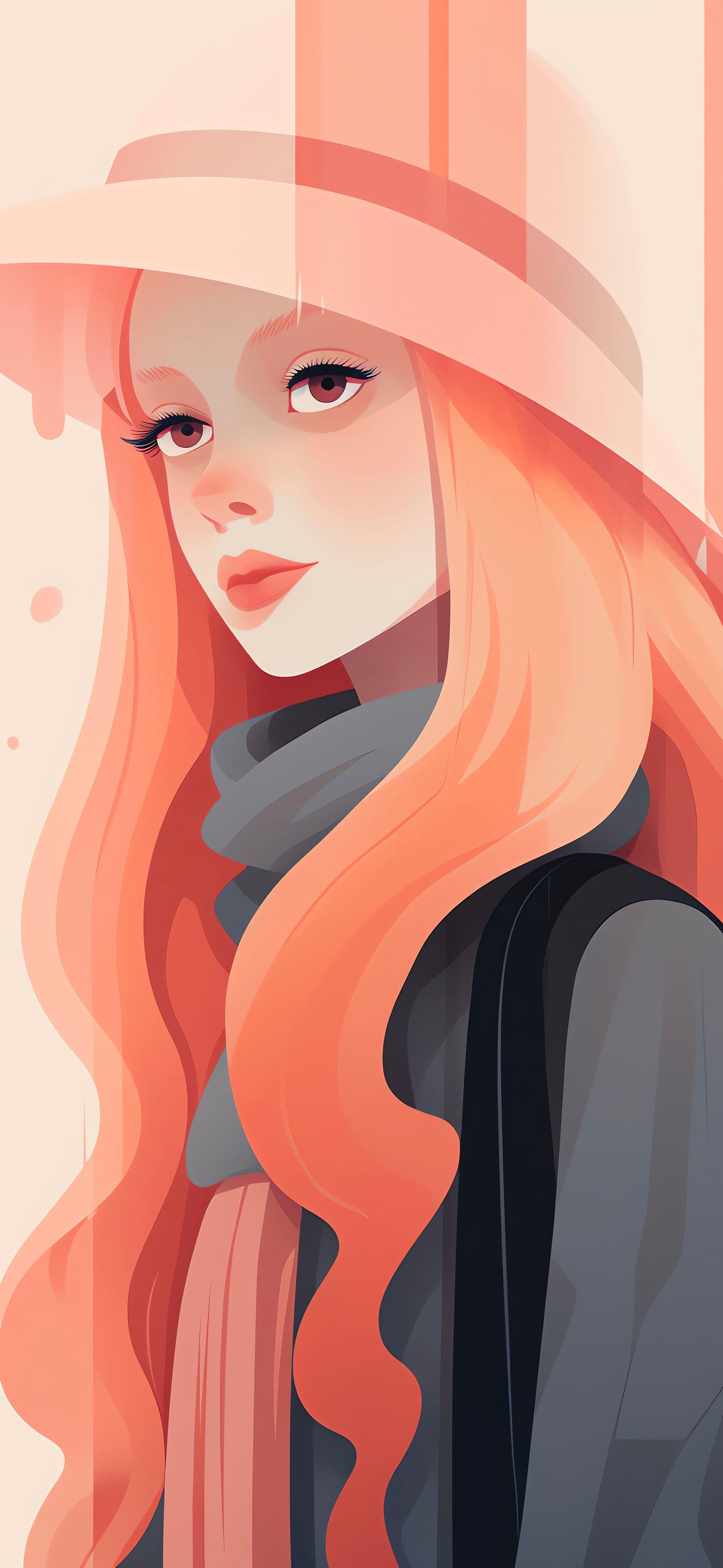 Pastel Portrait - Pro phone wallpaper
