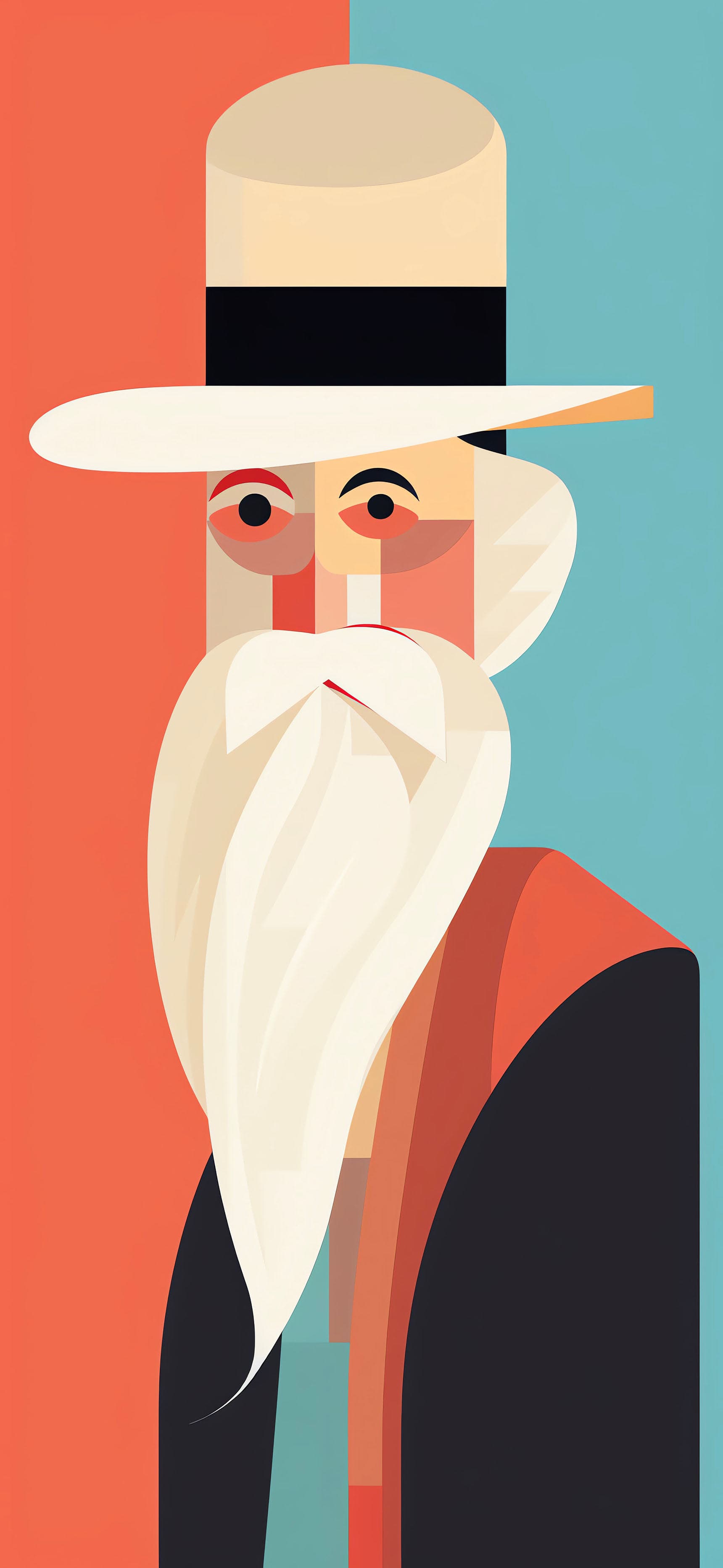 Abstract Portrait Design - Pro phone wallpaper