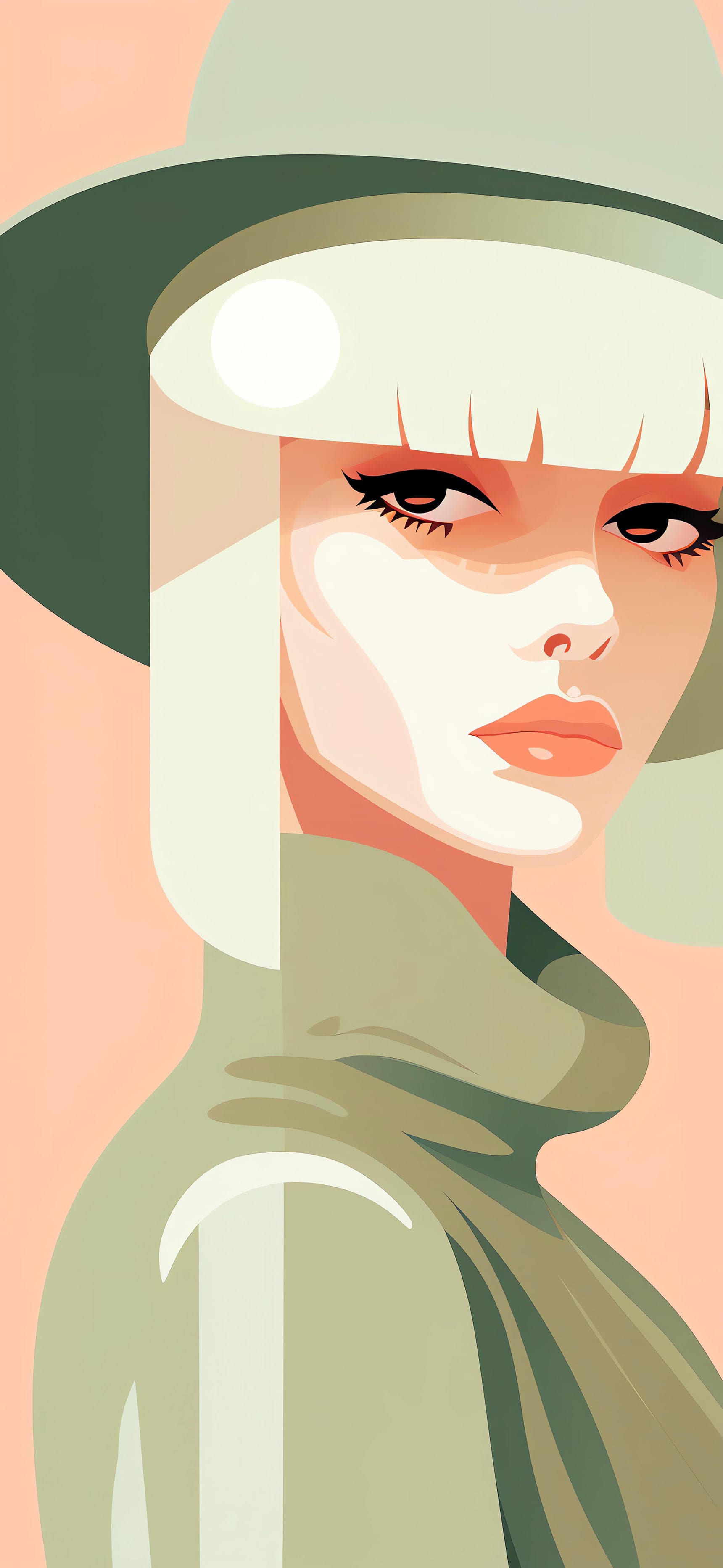 Stylish Portrait - Pro phone wallpaper