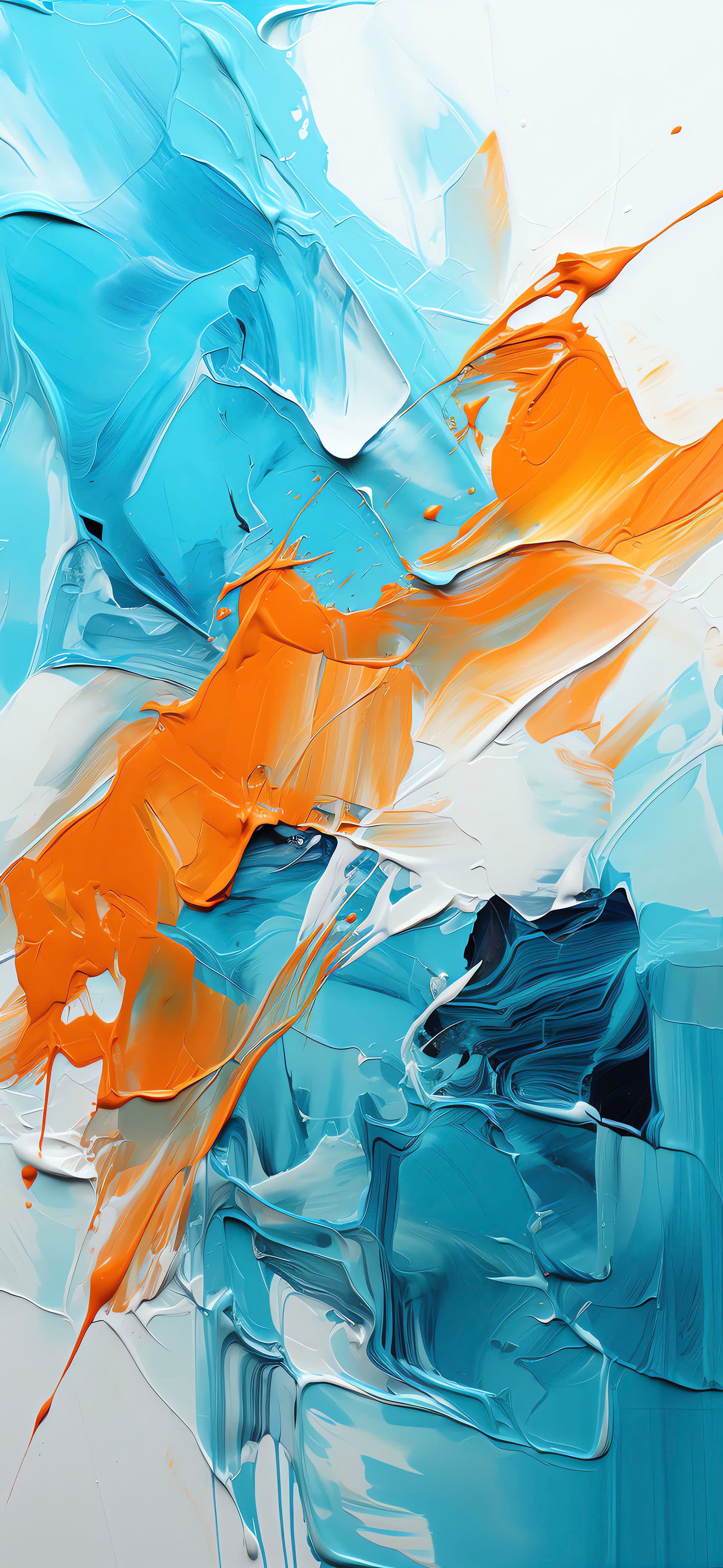 Abstract Color Strokes - Pro phone wallpaper