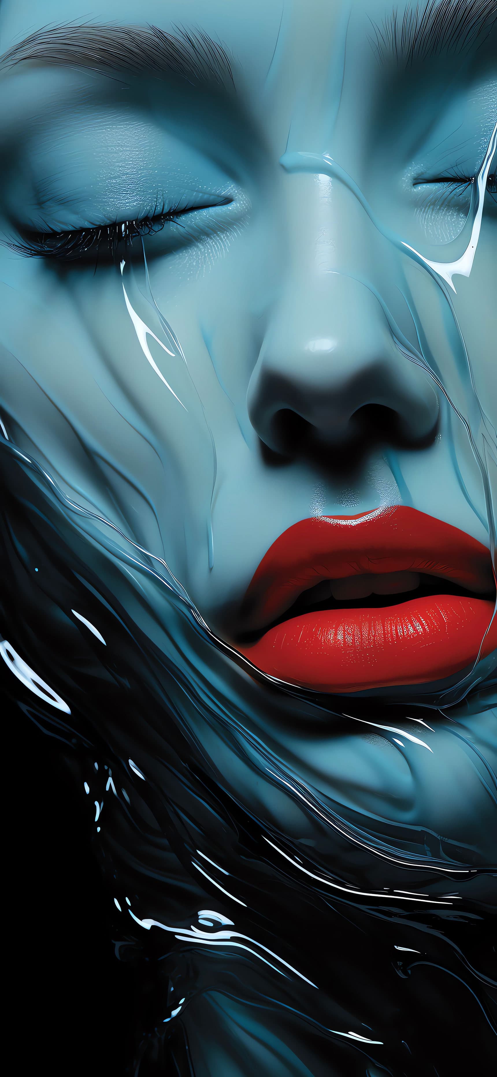 Crying Beauty - Pro phone wallpaper