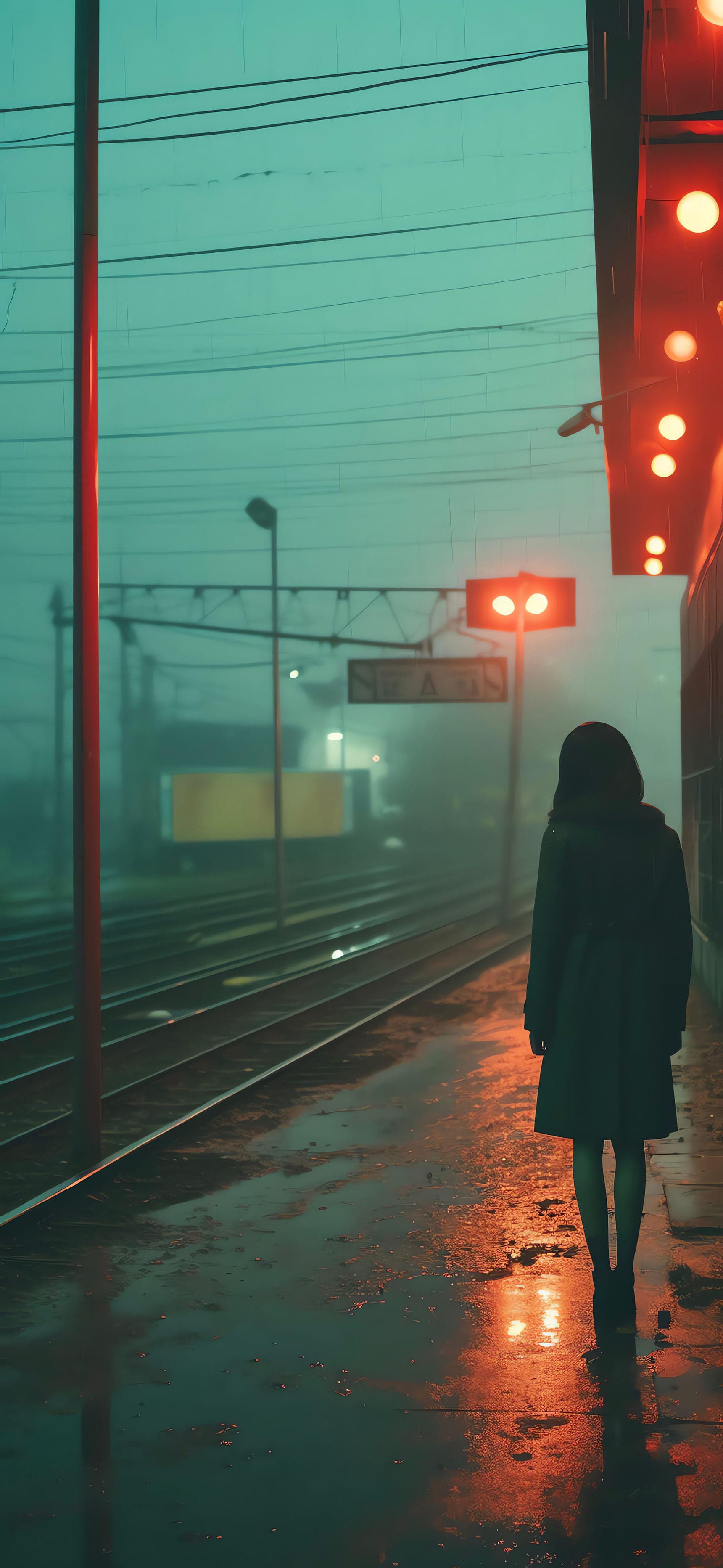 Lonely Platform - Pro phone wallpaper