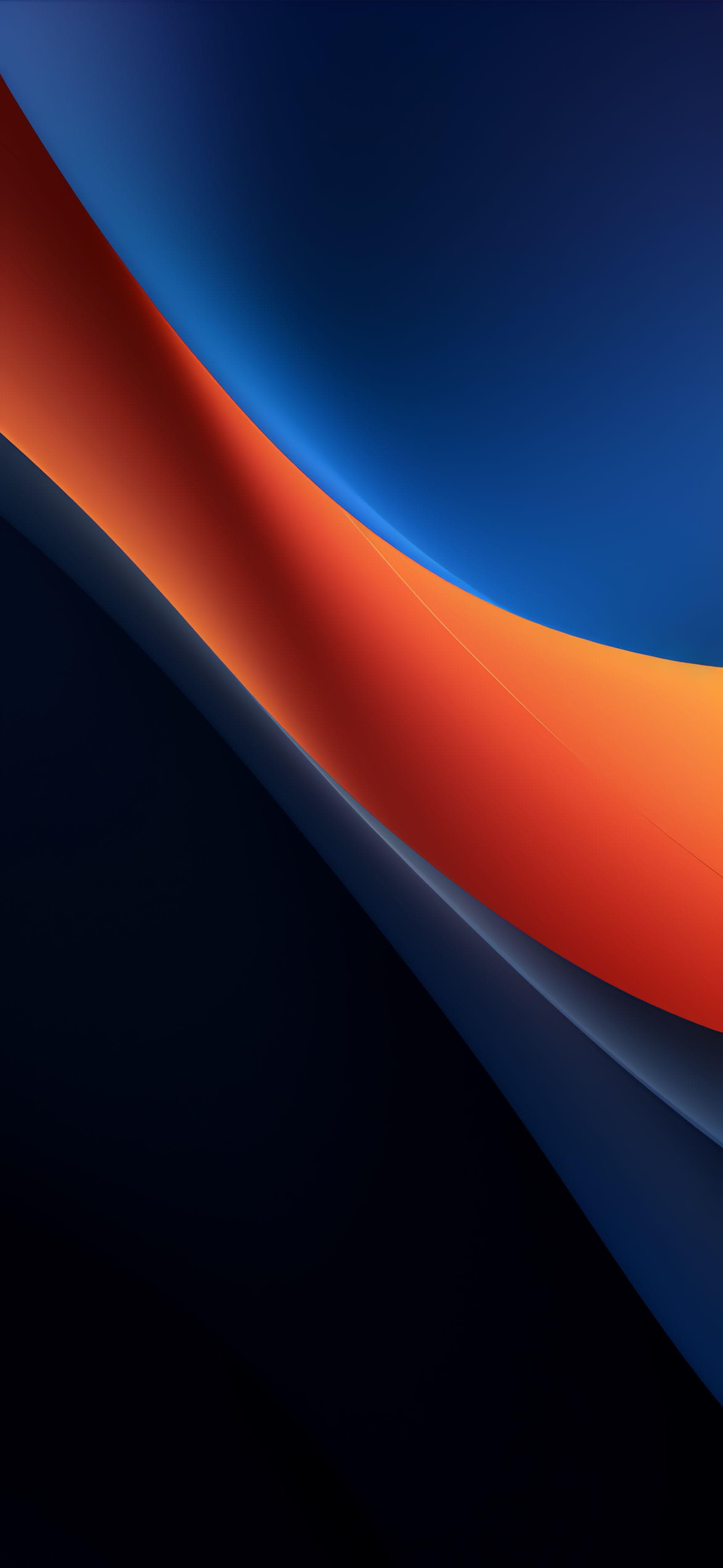 Abstract Curve Flow - Pro phone wallpaper