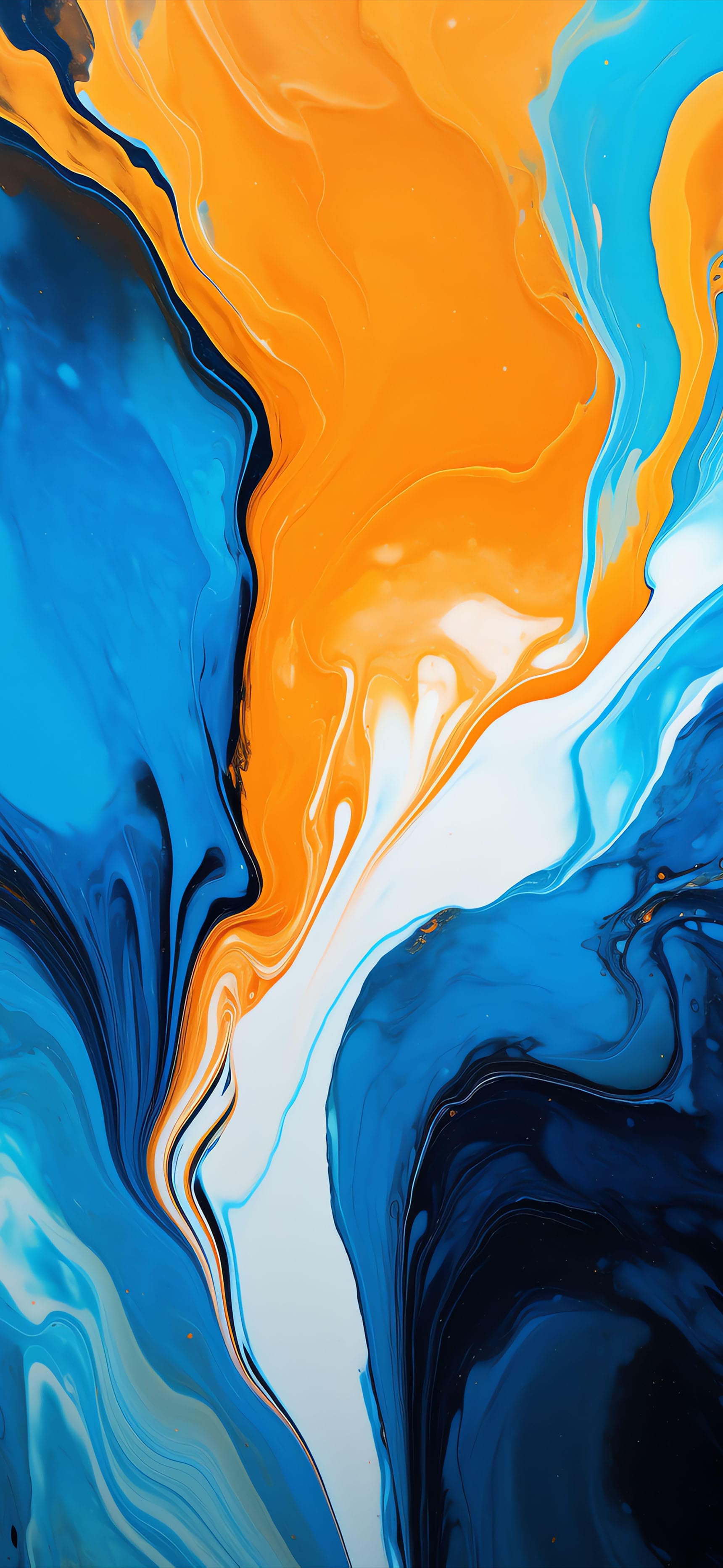 Fluid Abstract Swirls - Pro phone wallpaper