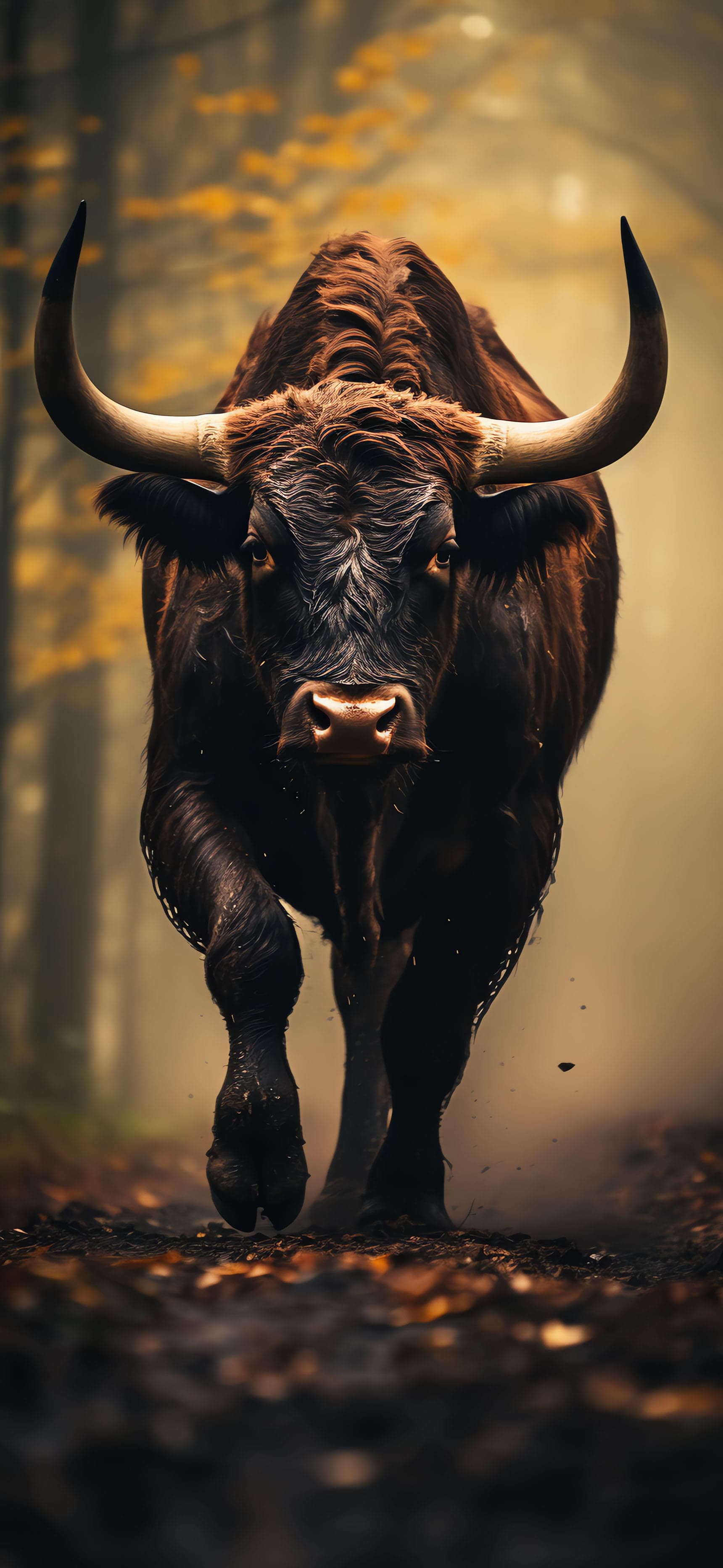Charging Aurochs - Pro phone wallpaper
