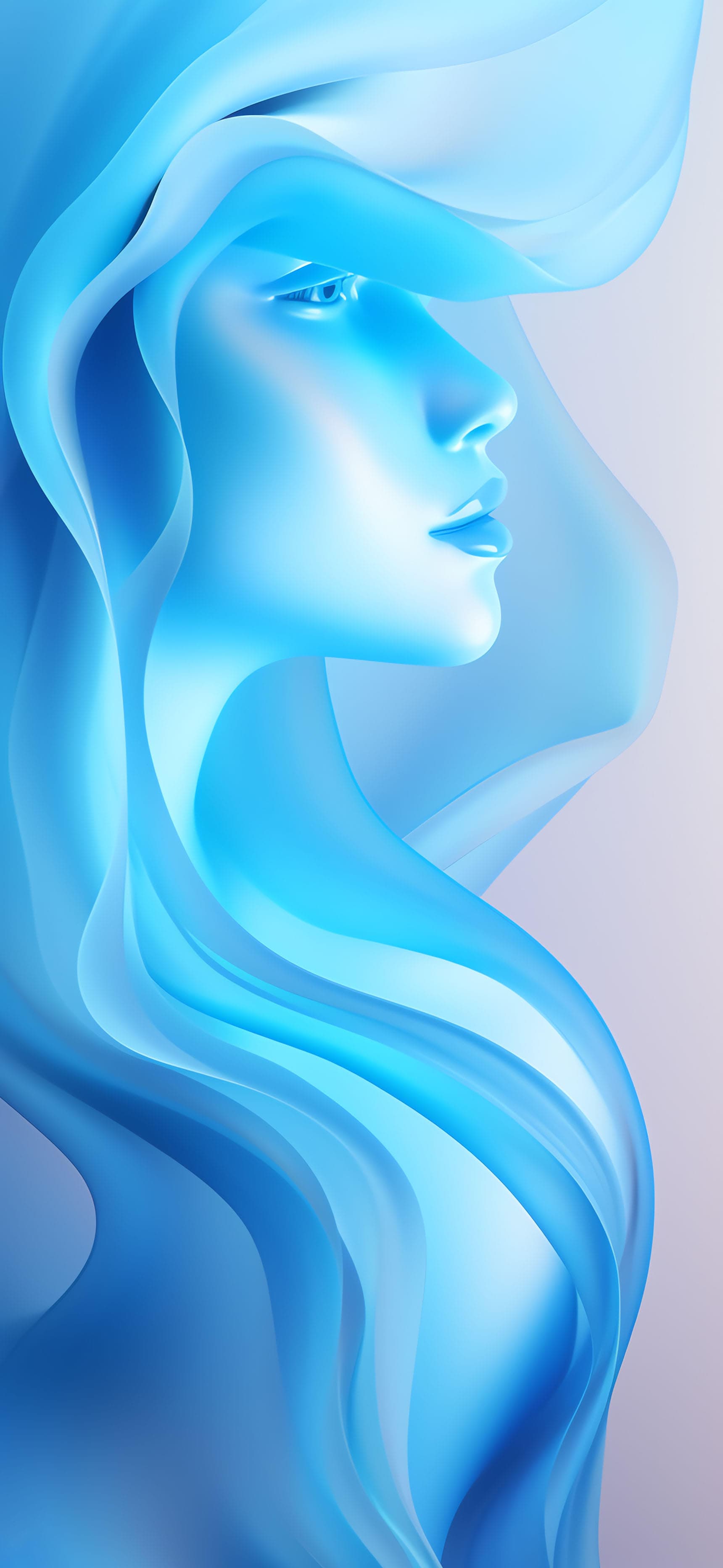 Aqua Serenity Profile - Pro phone wallpaper