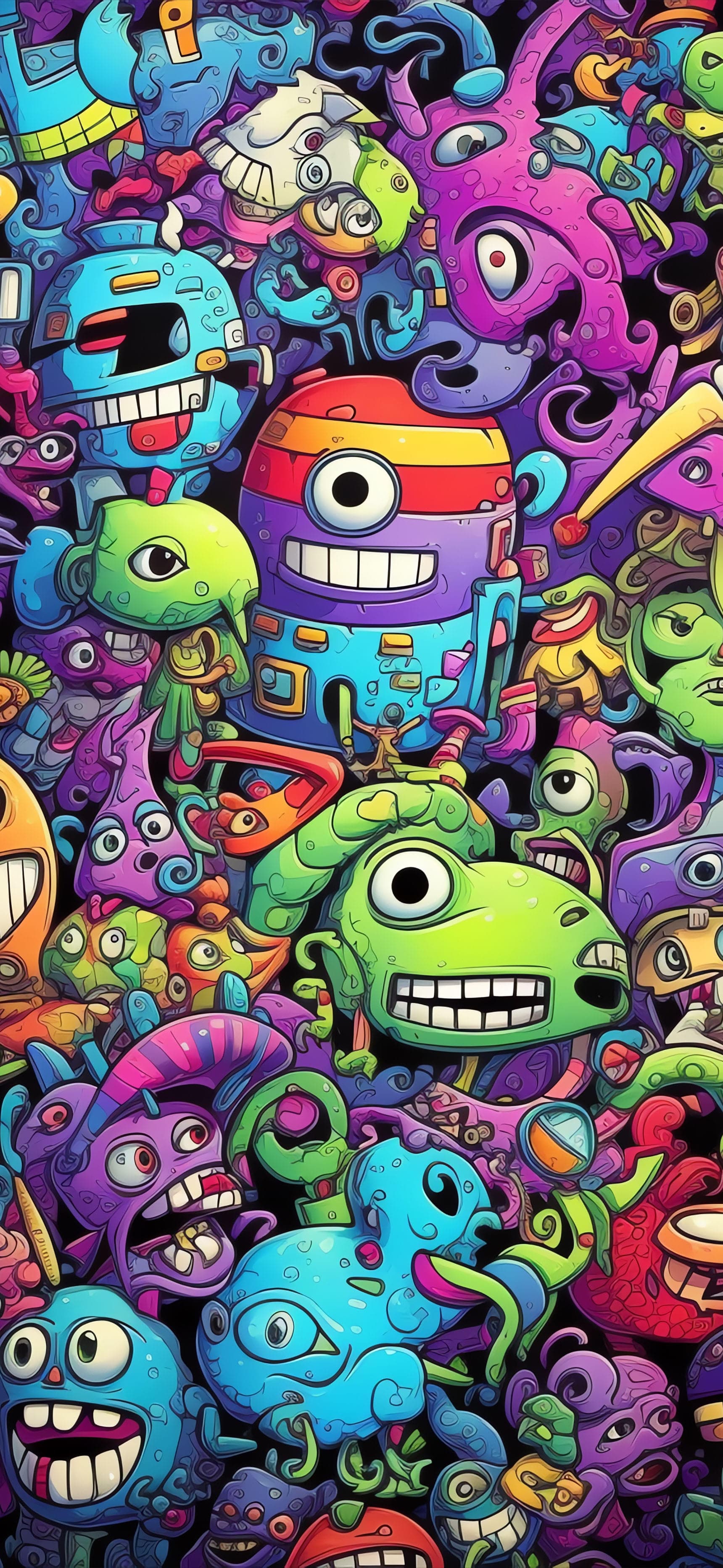 Monster Mash Party - Pro phone wallpaper