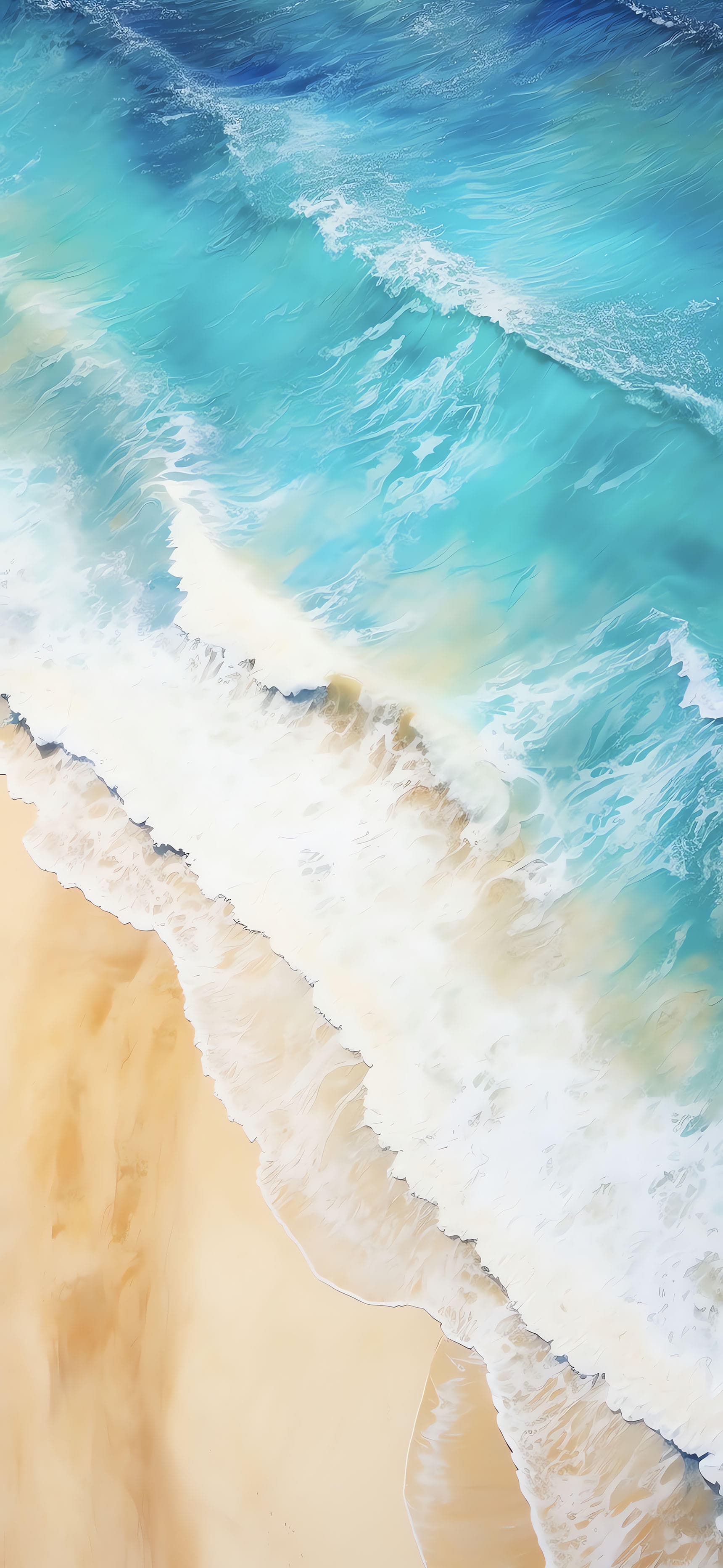 Beach Waves - Pro phone wallpaper
