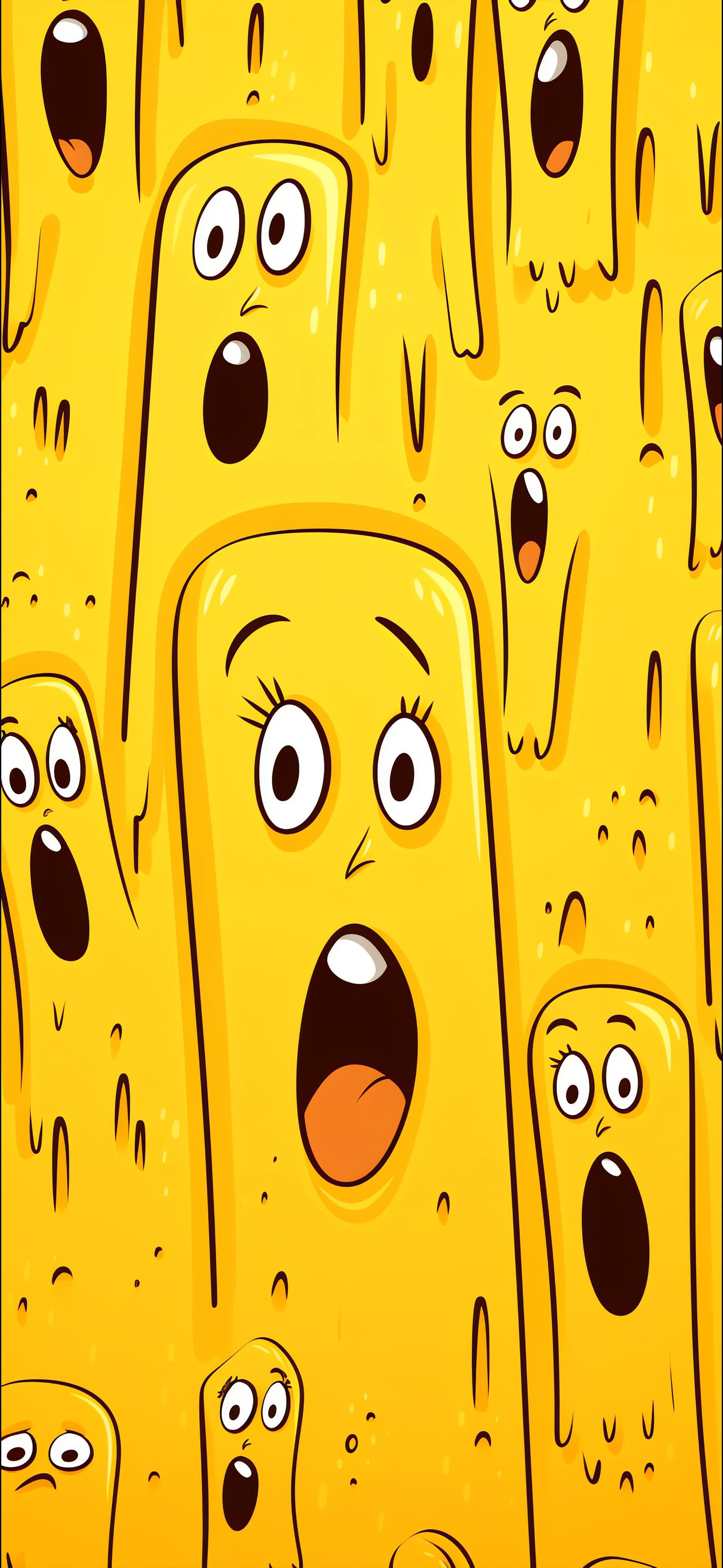 Yellow Screamers - Pro phone wallpaper