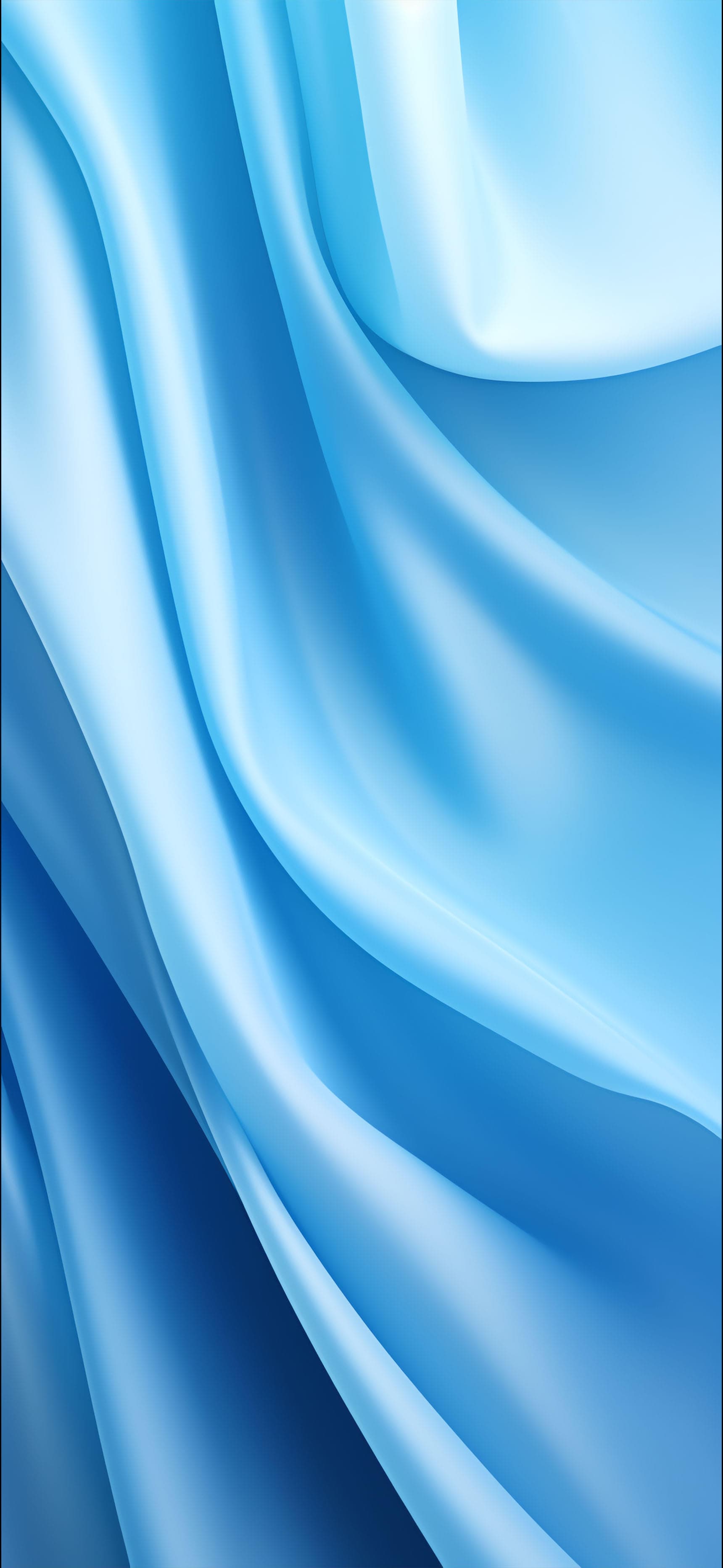 Silky Blue Drape - Pro phone wallpaper