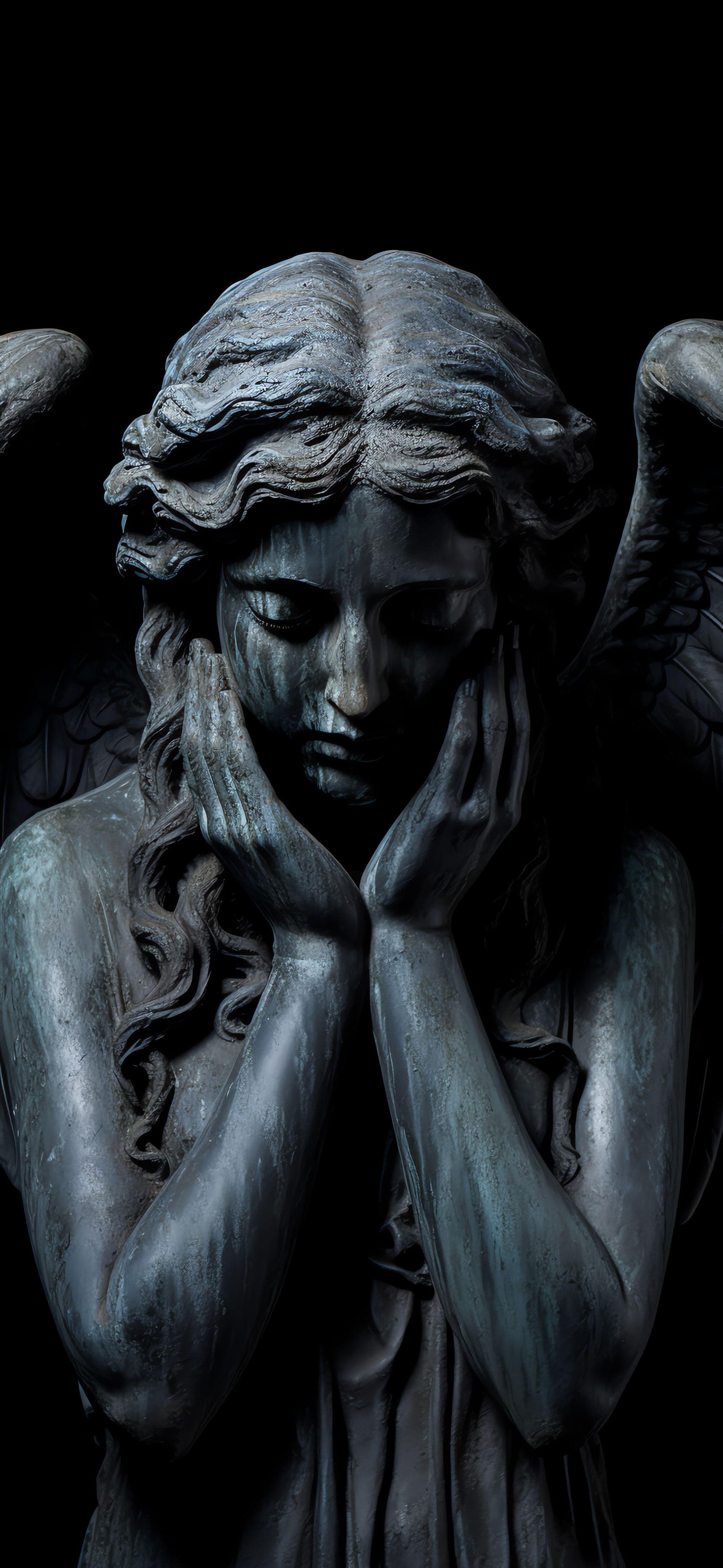 Weeping Angel Statue - Pro phone wallpaper