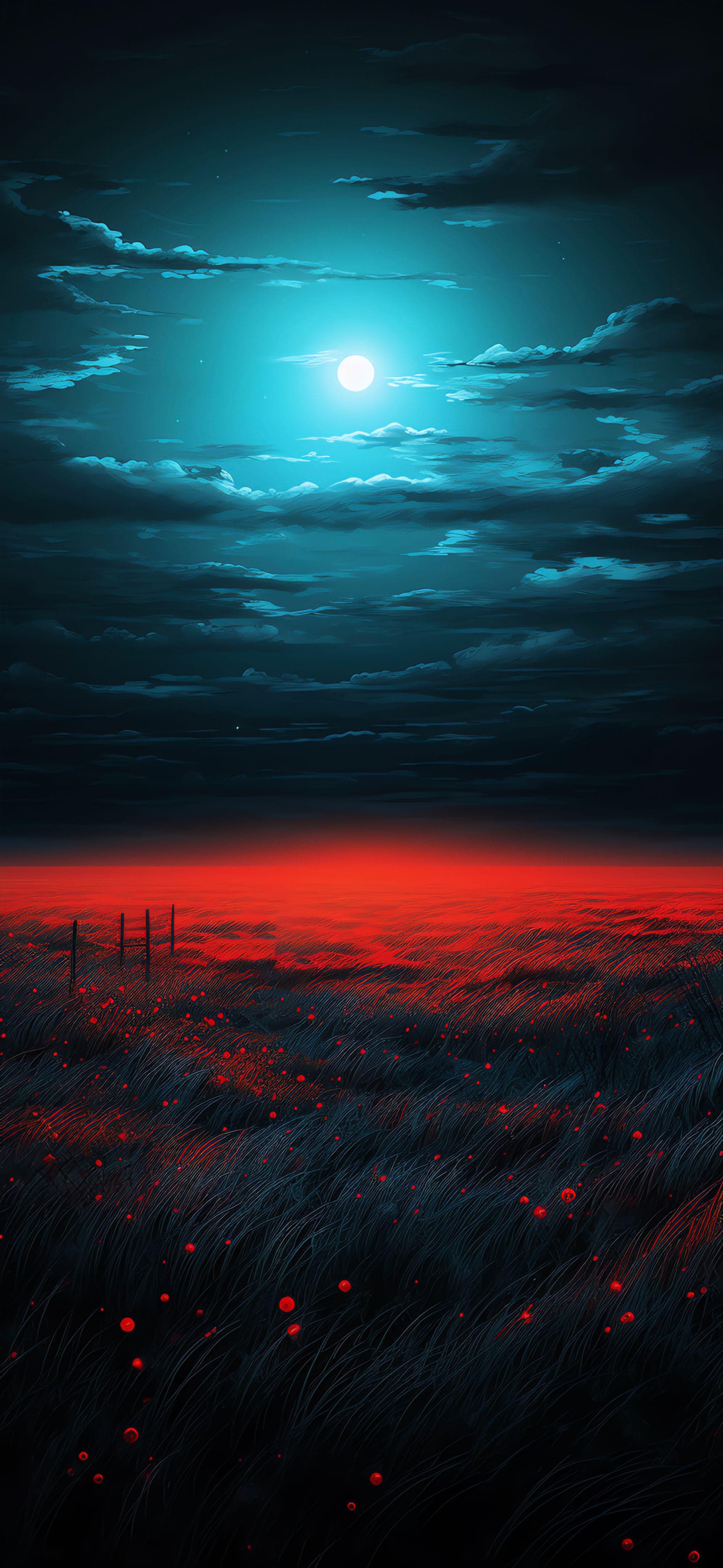 Crimson Horizon - Pro phone wallpaper