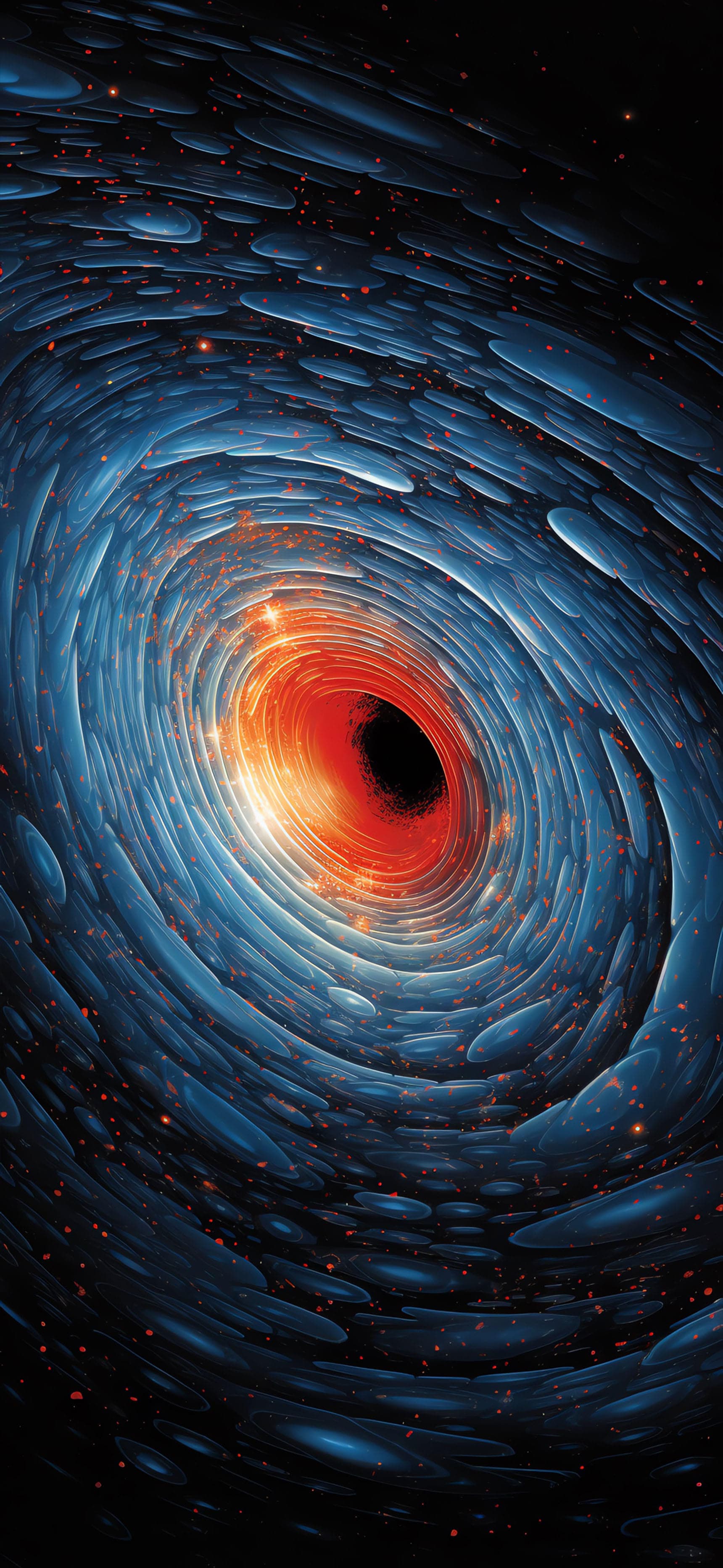 Cosmic Black Hole - Pro phone wallpaper