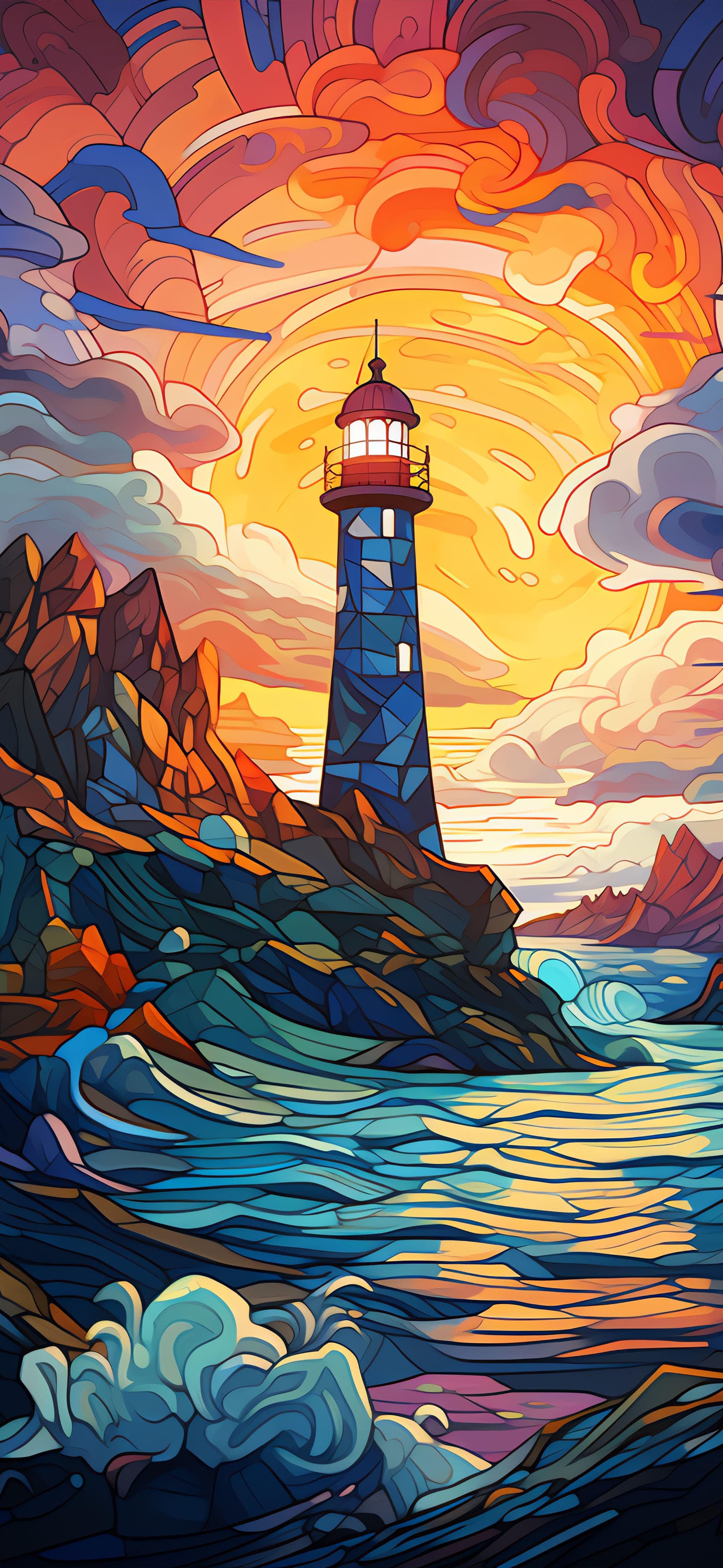 Coastal Beacon - Pro phone wallpaper