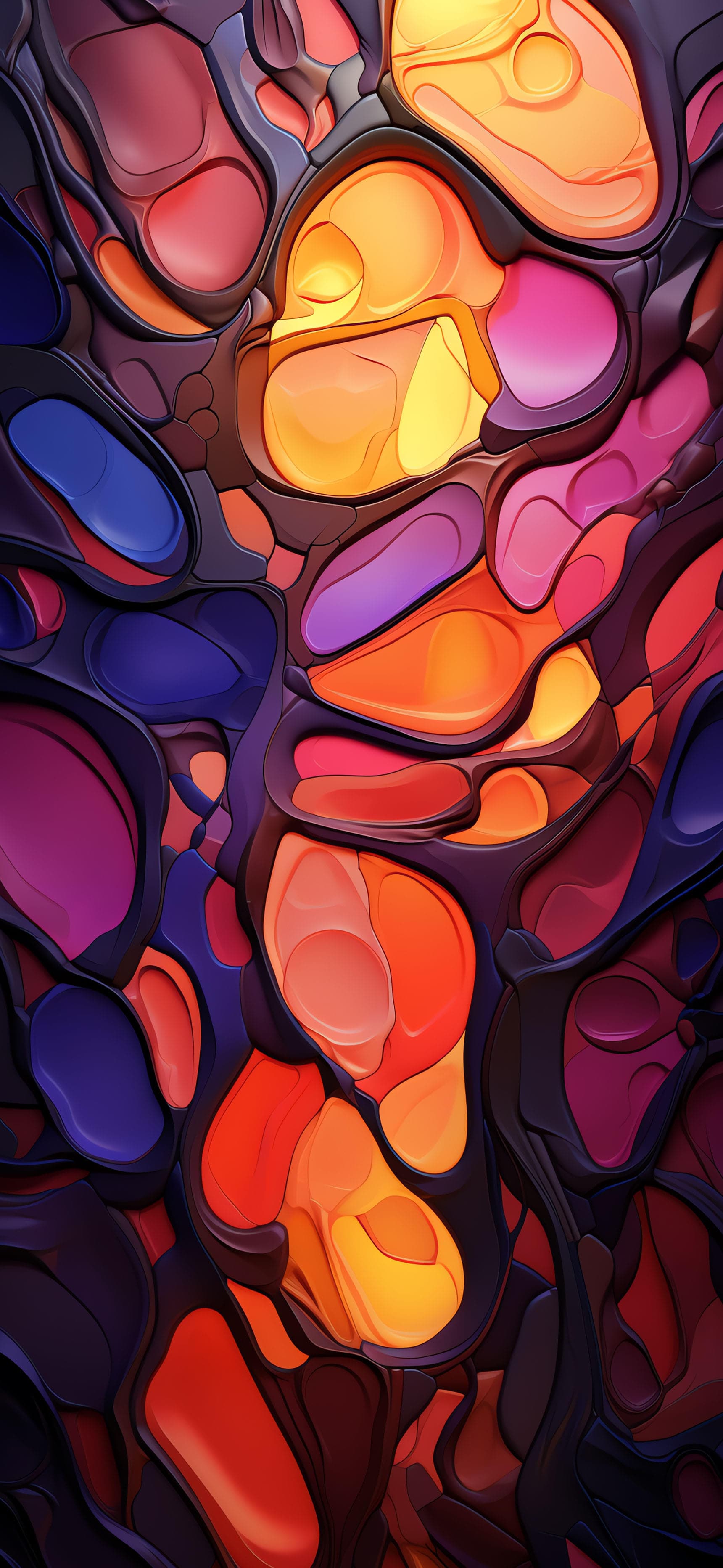 Organic Cell Pattern - Pro phone wallpaper