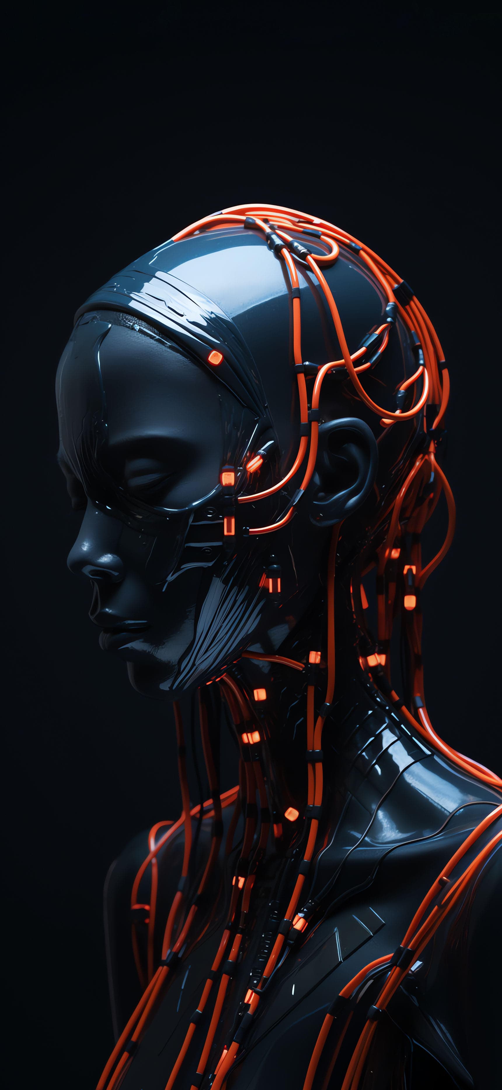 Cybernetic Being - Pro phone wallpaper