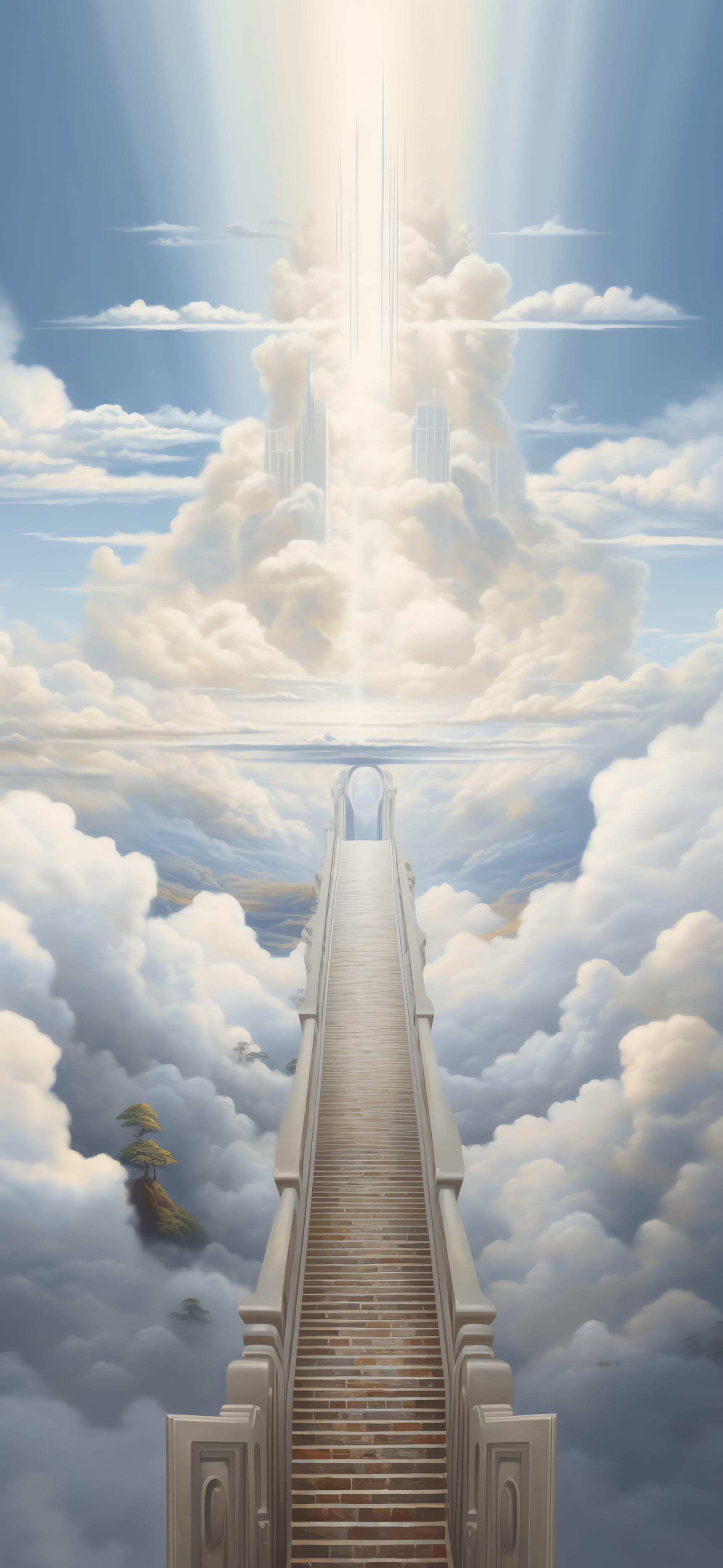 Cloud City Pathway - Pro phone wallpaper