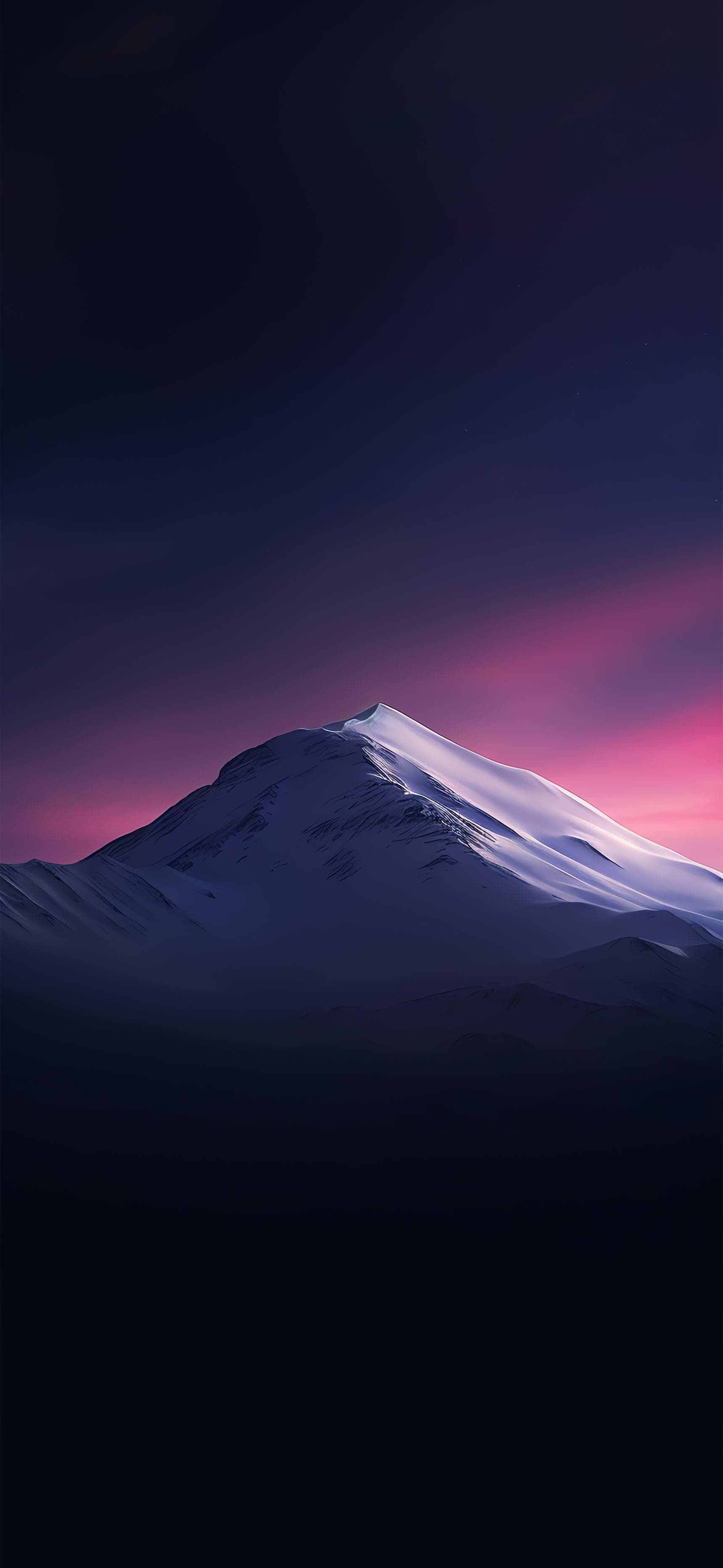 Snowy Mountain Peak - Pro phone wallpaper