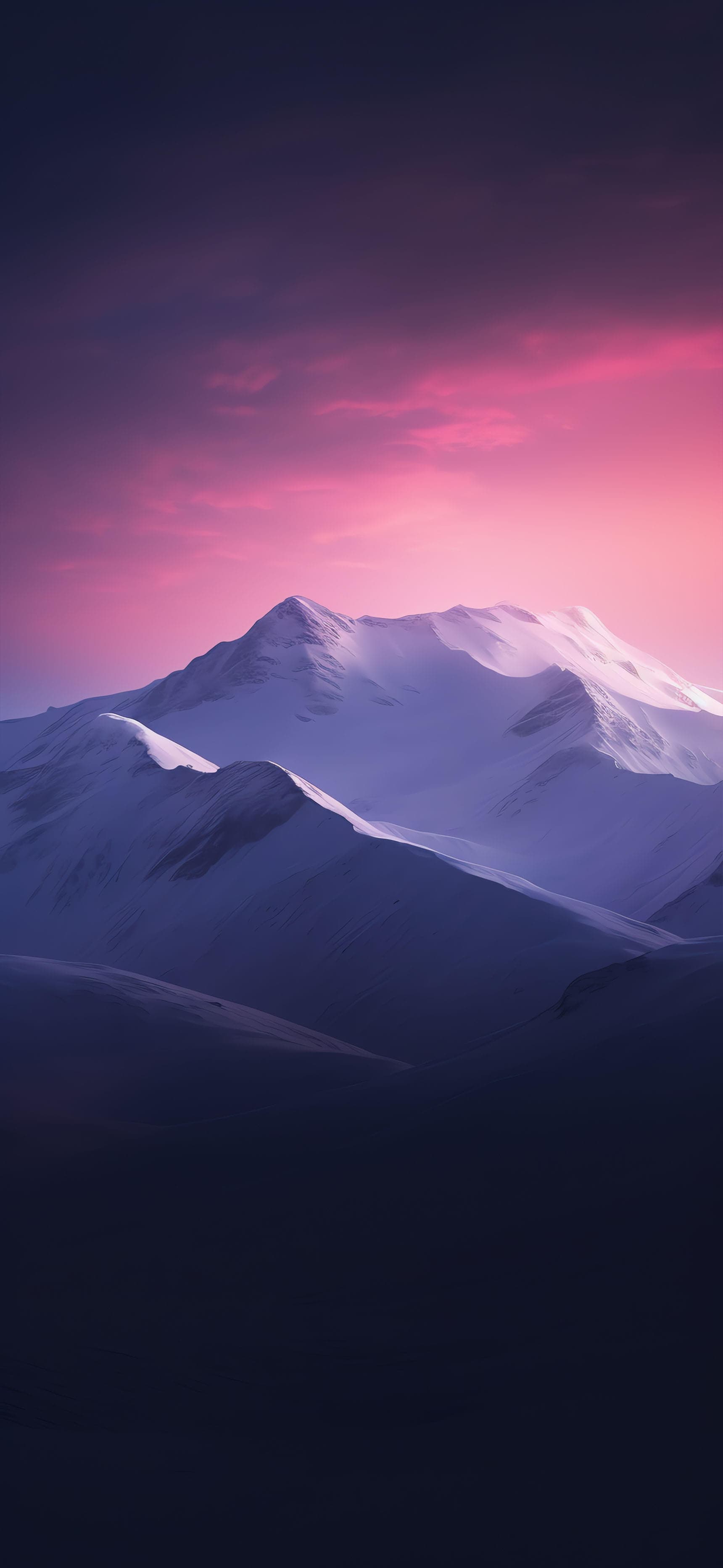Purple Mountain Majesty - Pro phone wallpaper