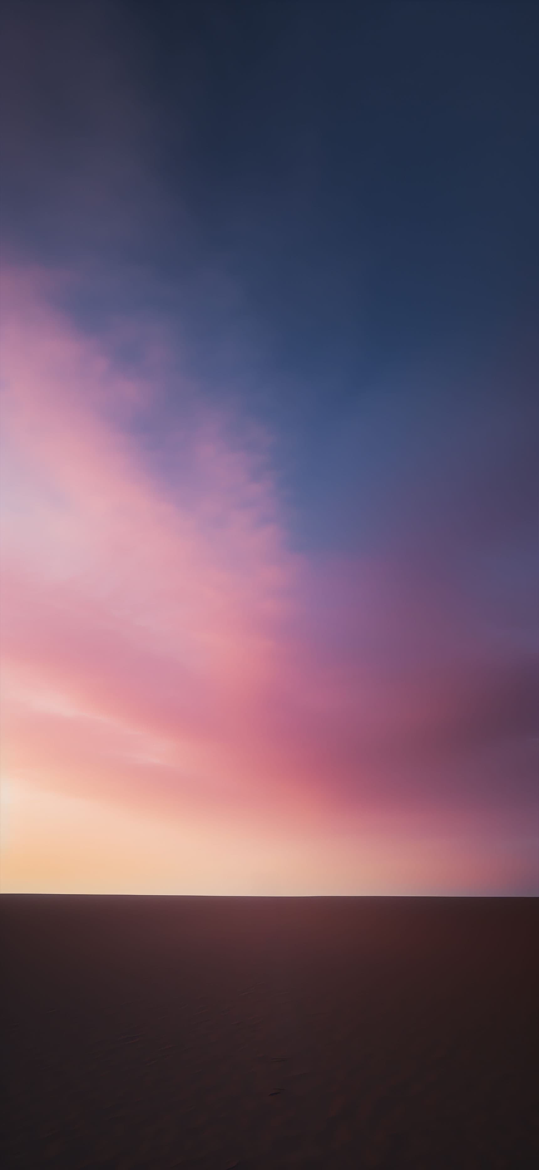 Pastel Sky Horizon - Pro phone wallpaper